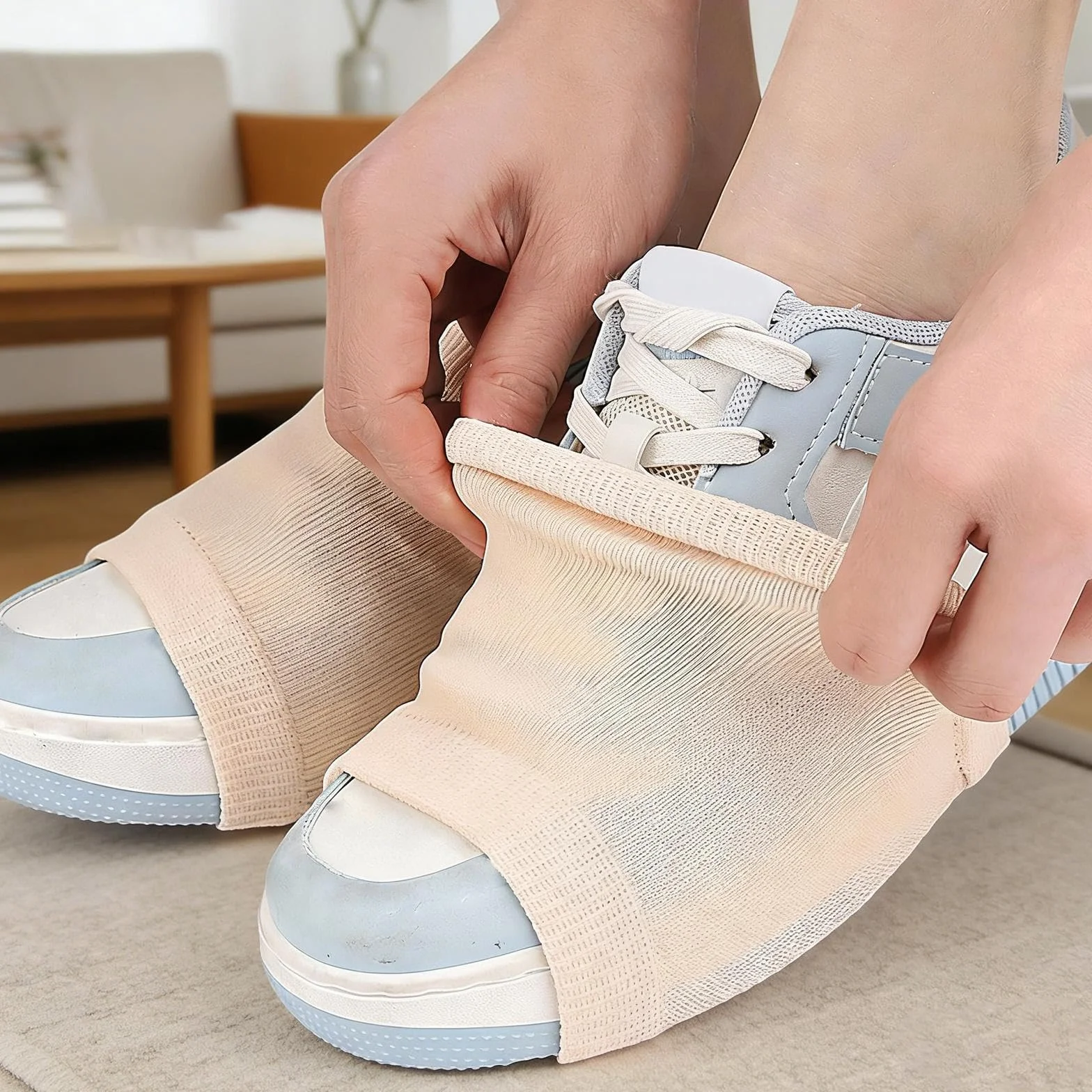 Copriscarpe Da Ballo Calzini di Ricambio Protezione per Scarpe Mambo Hip Hop Pelle