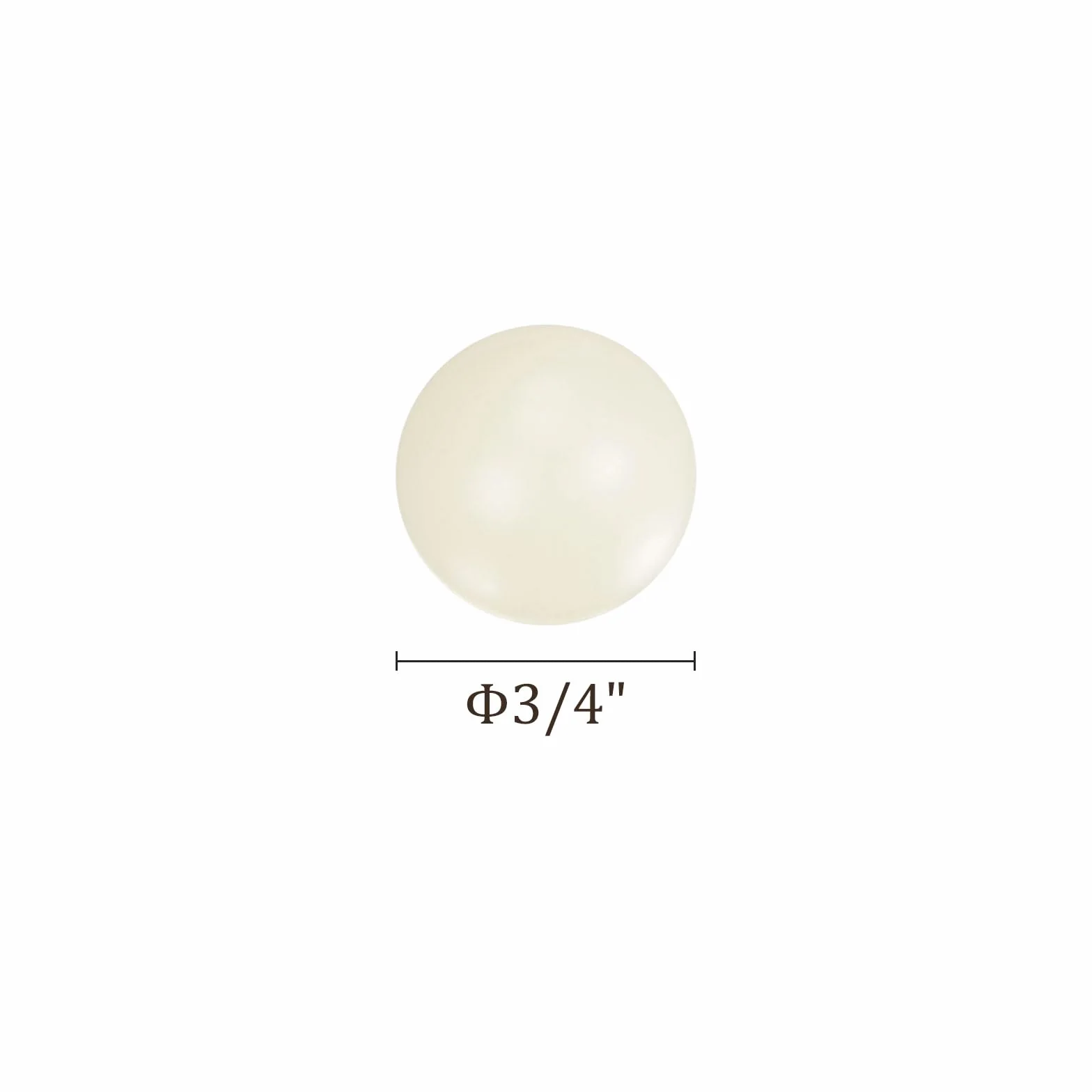 Precisione Sfere PA Nylon 3/4 Pollici per Cuscinetti Valvole Solido 5pz