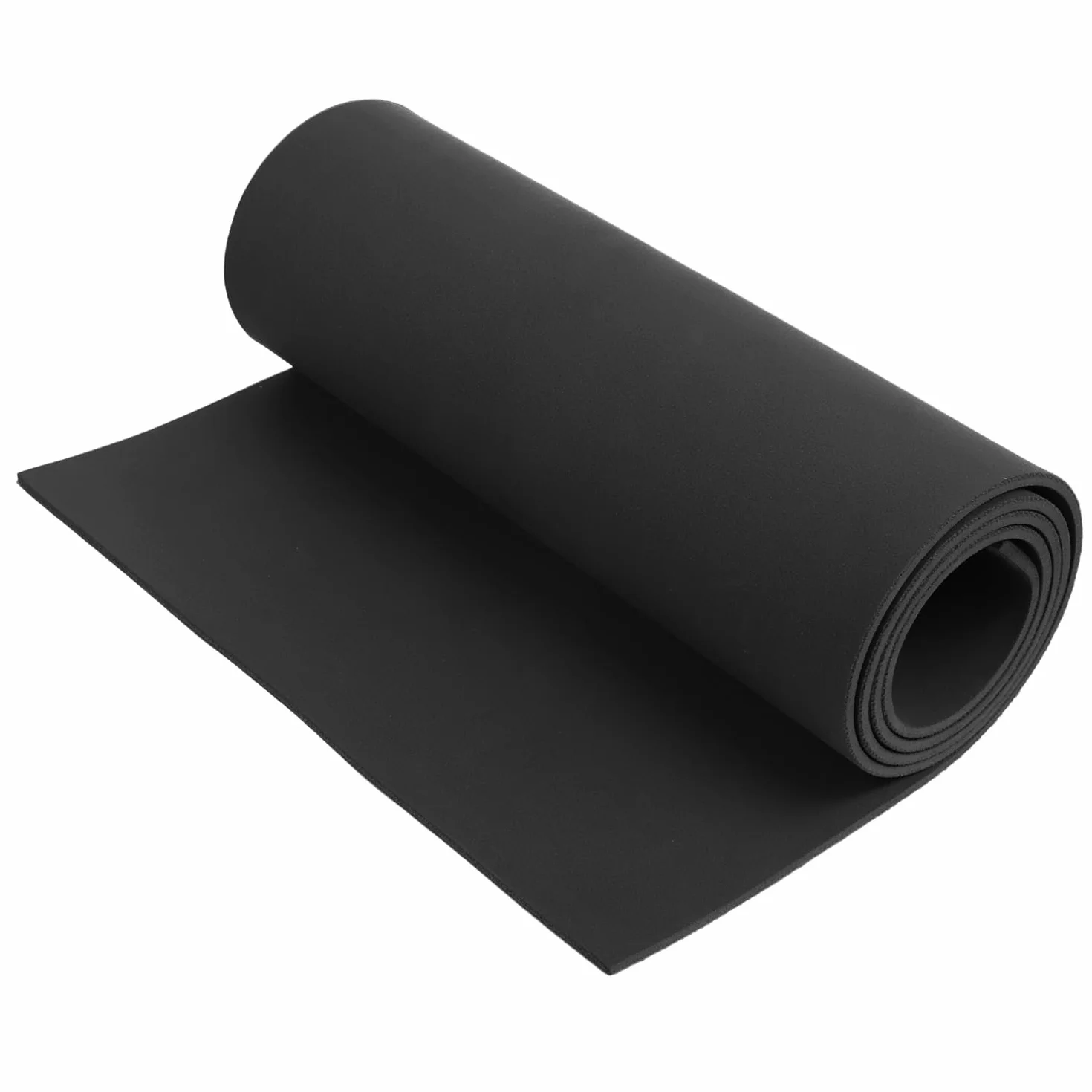 QWORK Rotolo di Schiuma EVA Nera 35 x 150 cm Spessore 5 mm Densità 86 kg/m³ per Cosplay