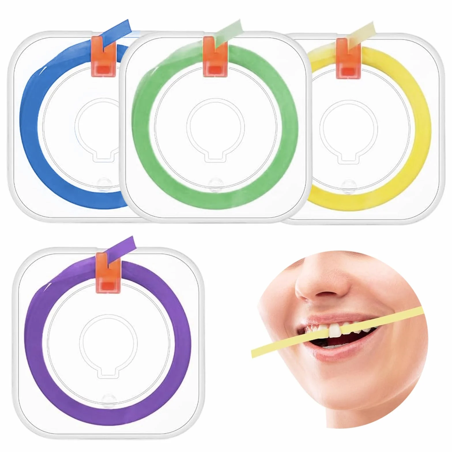 Set professionale carta vetrata dentata 4 volumi 4 mm x 6 m grossolano medio fine per lucidare denti e rimuovere scolorimento