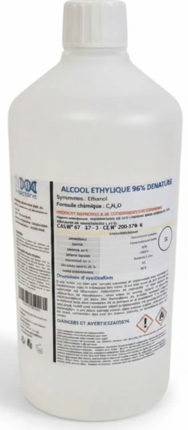 Alcool Etilico Denaturato 96% 1L Profumo Pulizia Sgrassaggio Sterilizzazione