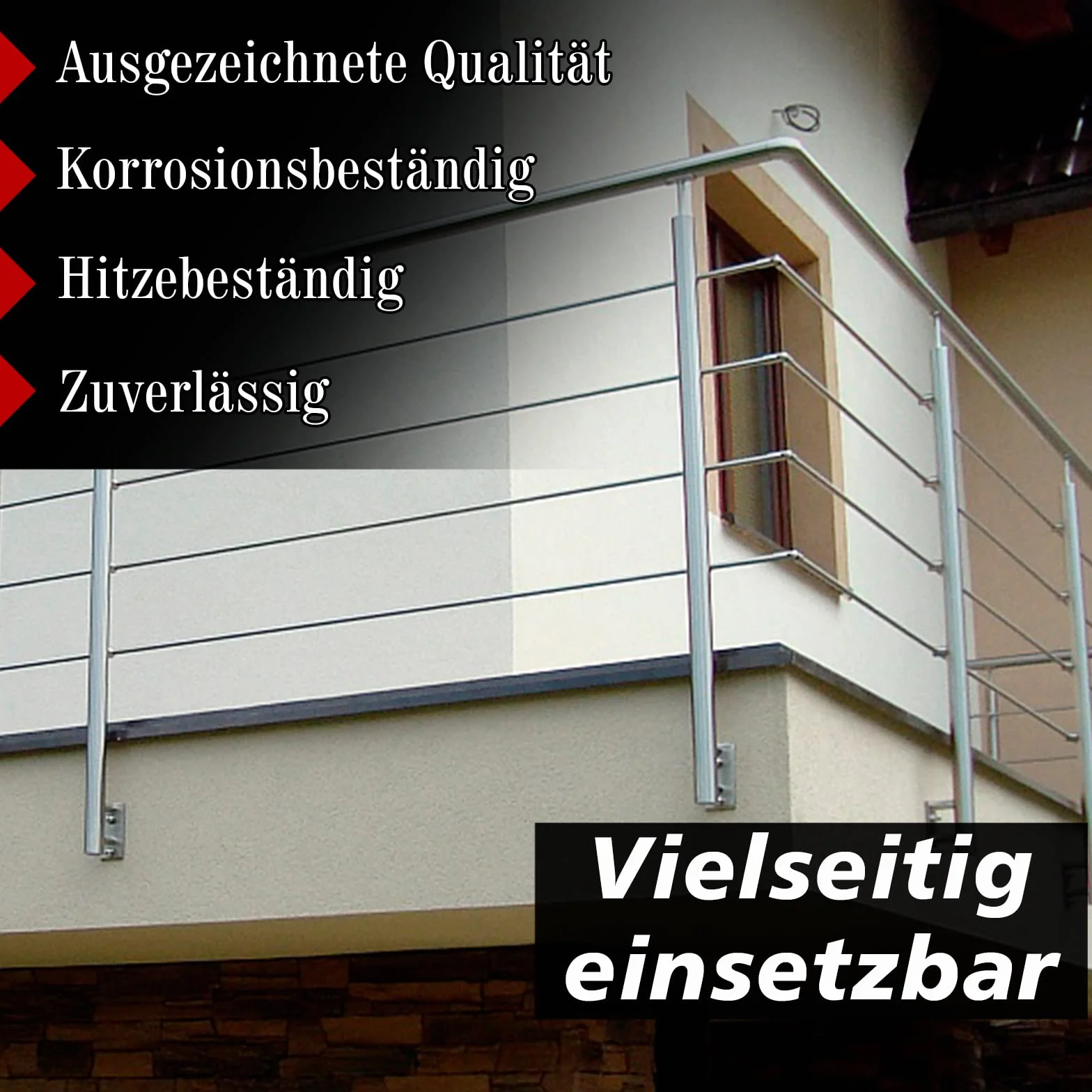 PRIOstahl Connettore flessibile asta di riempimento Ø 10 mm per ringhiere scale balcone terrazza
