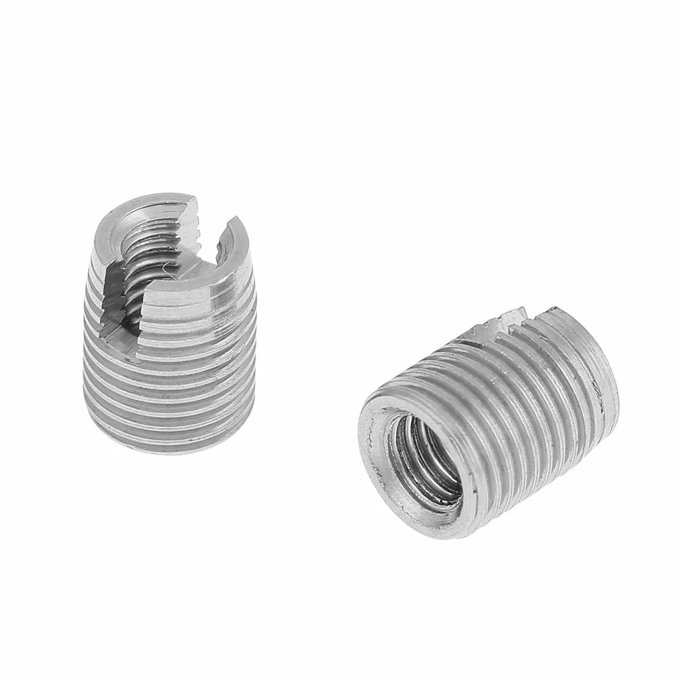 Inserto filettato autofilettante M3 x 6mm 20 pezzi acciaio inossidabile SUS303