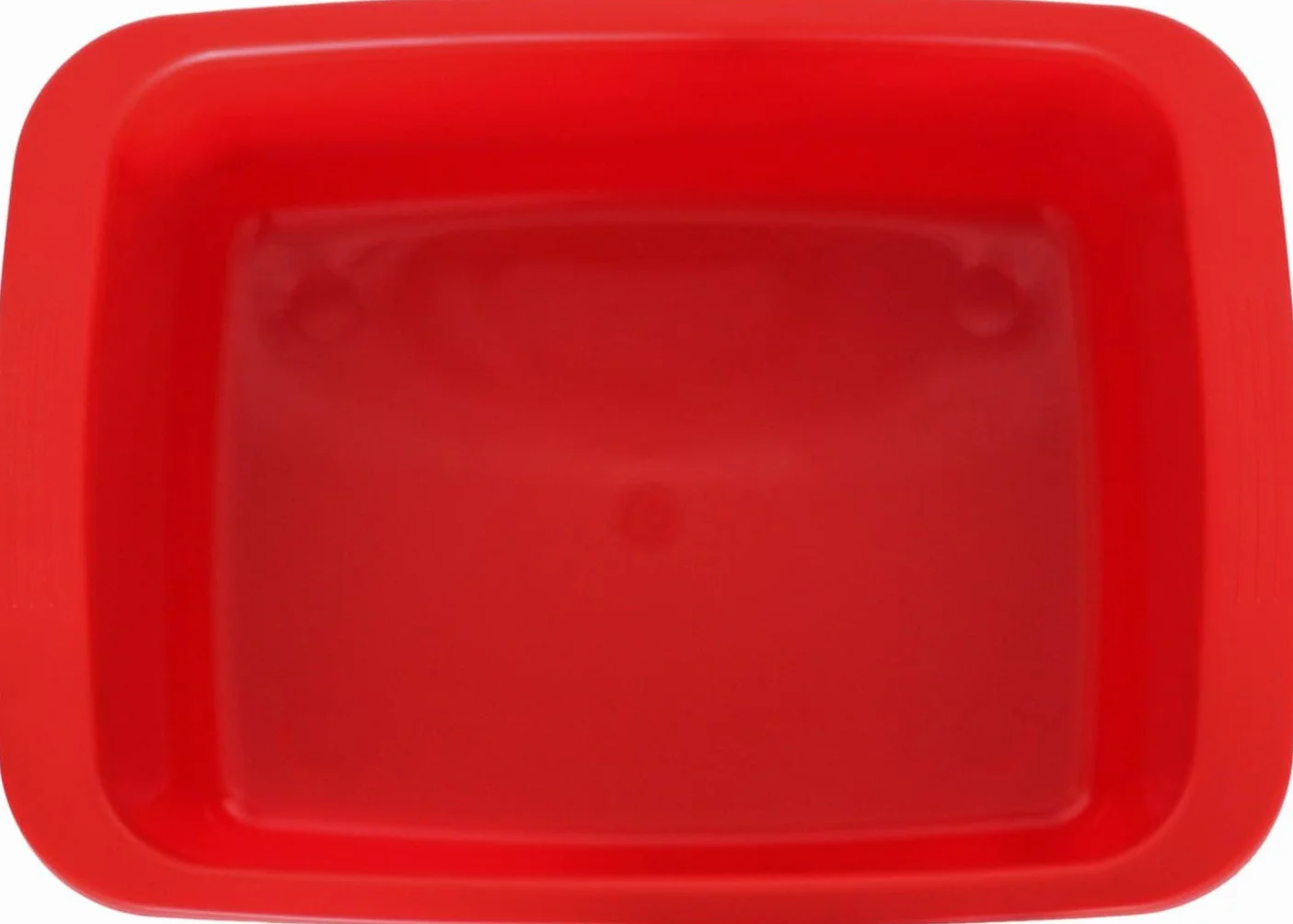 START Macchiavelli catino rettangolare rosso. Bacinella in plastica di capacità 10L. Vaschetta multiuso misure 42 x 31 x 15,5 cm