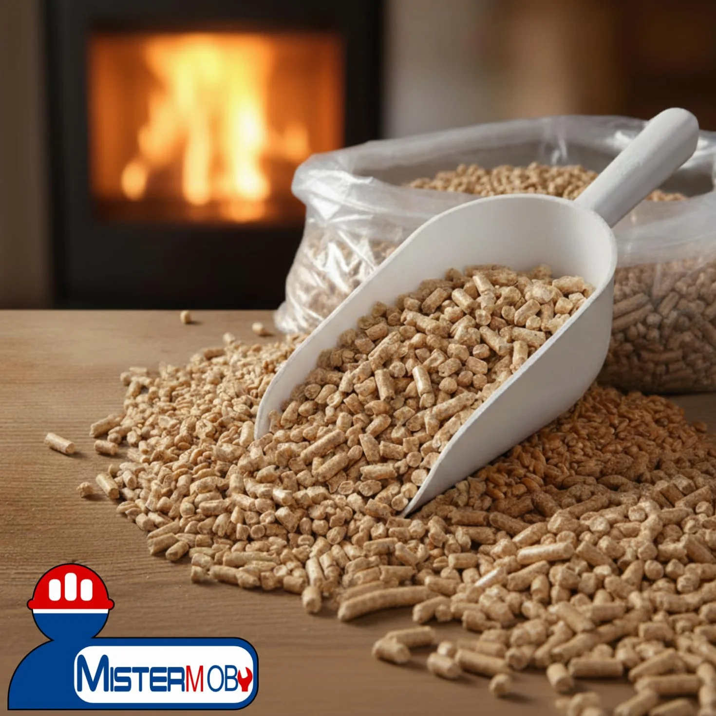 MISTERMOBY Paletta Alimentare Rinforzata 38 CM per Farina Cereali Legumi