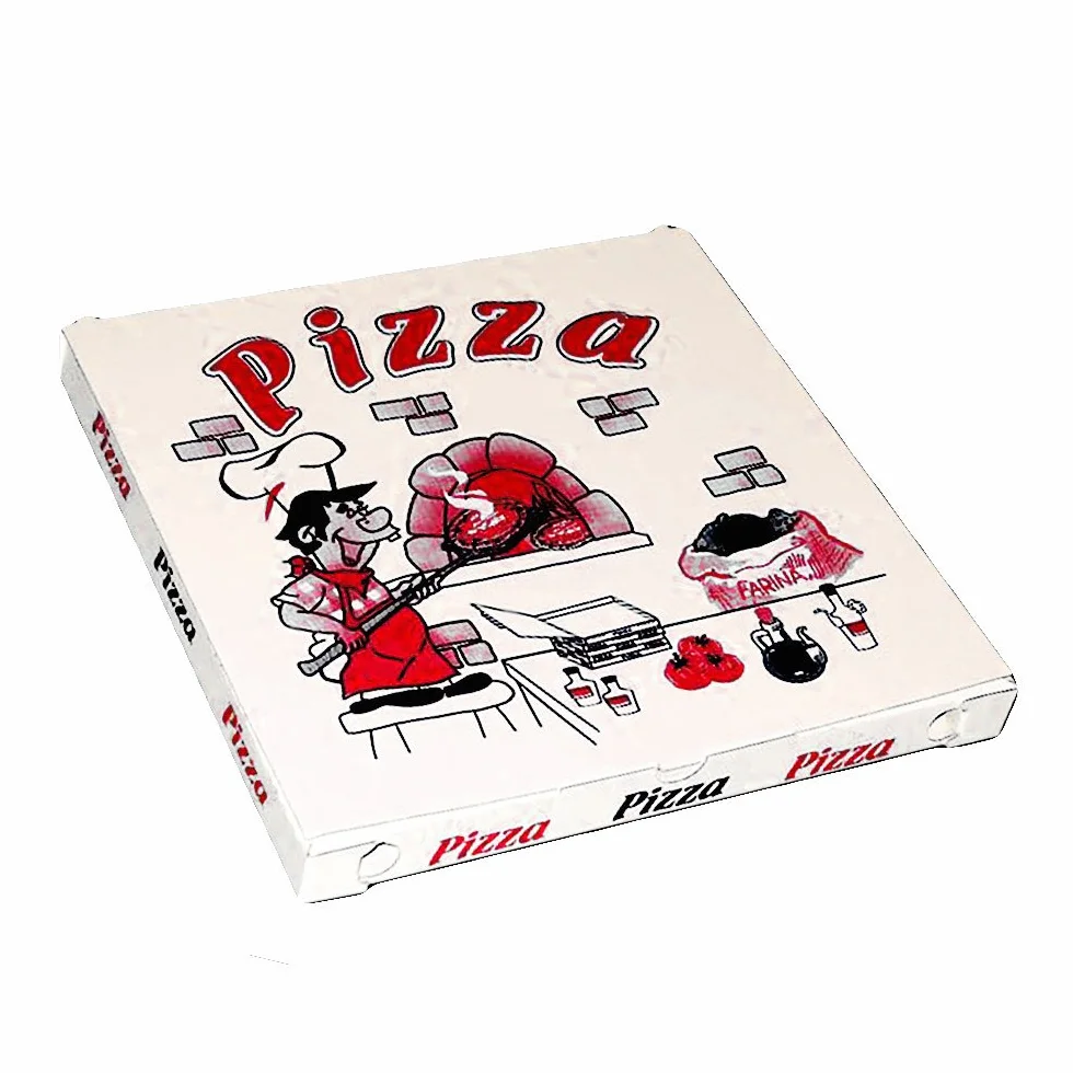 Scatola per Pizza 40x40 cm in Cartone Ecologico per Alimenti