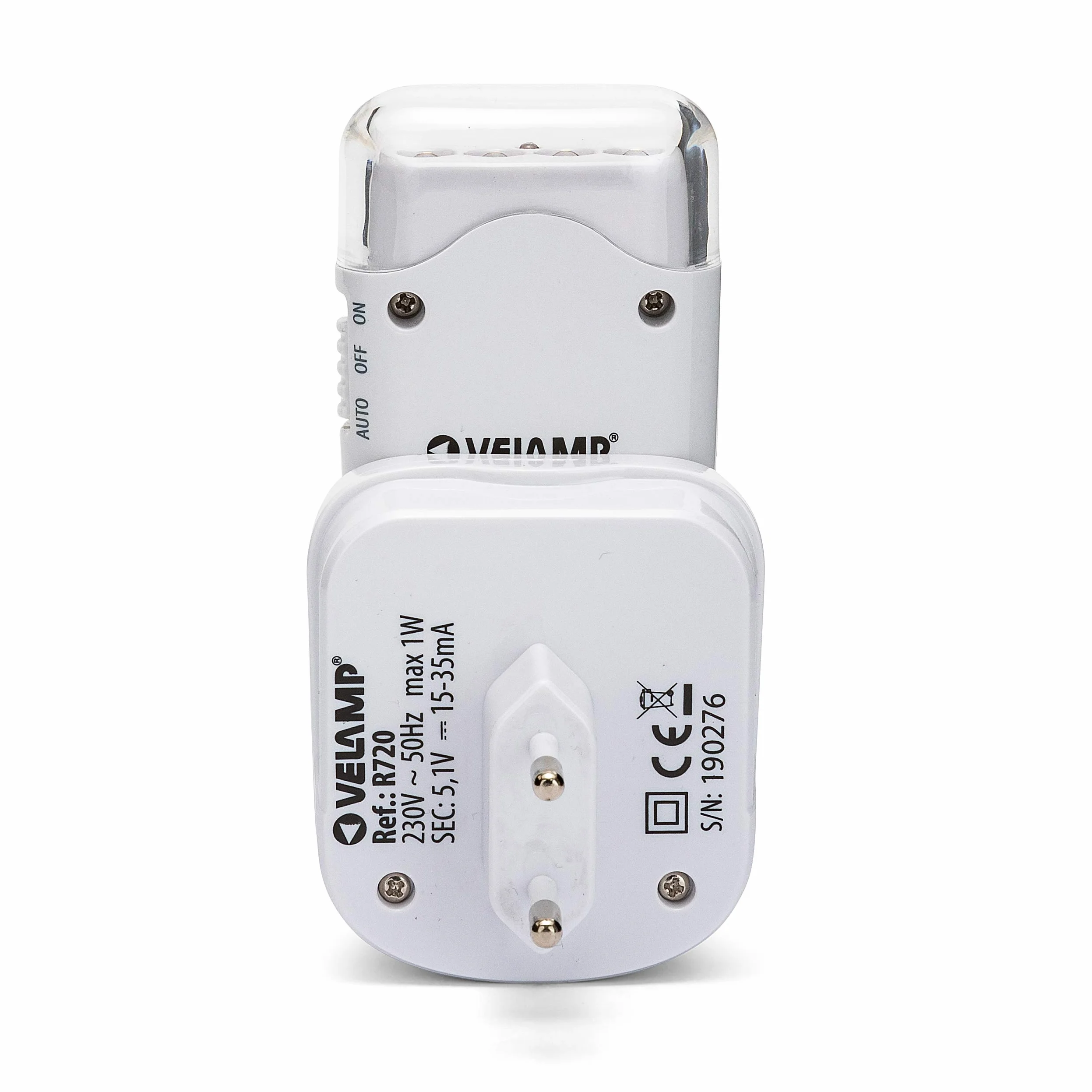 VELAMP R720 NIGHT GUARD Torcia d'Emergenza 3-in-1 Luce di Cortesia Anti-Blackout Portatile