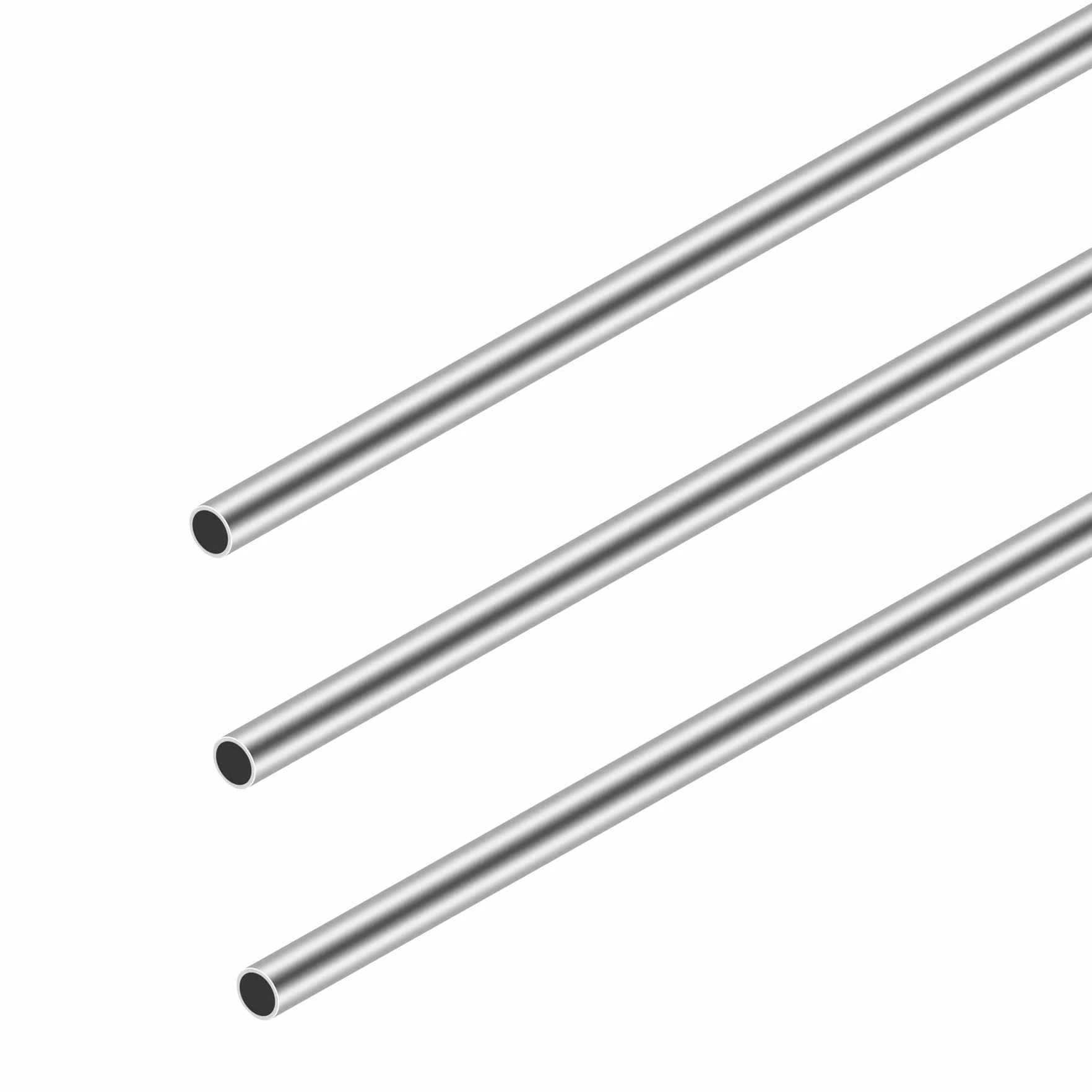 Tubi rotondi in acciaio inossidabile 304 diametro esterno 6 mm spessore parete 0,5 mm lunghezza 300 mm tubo dritto industriale