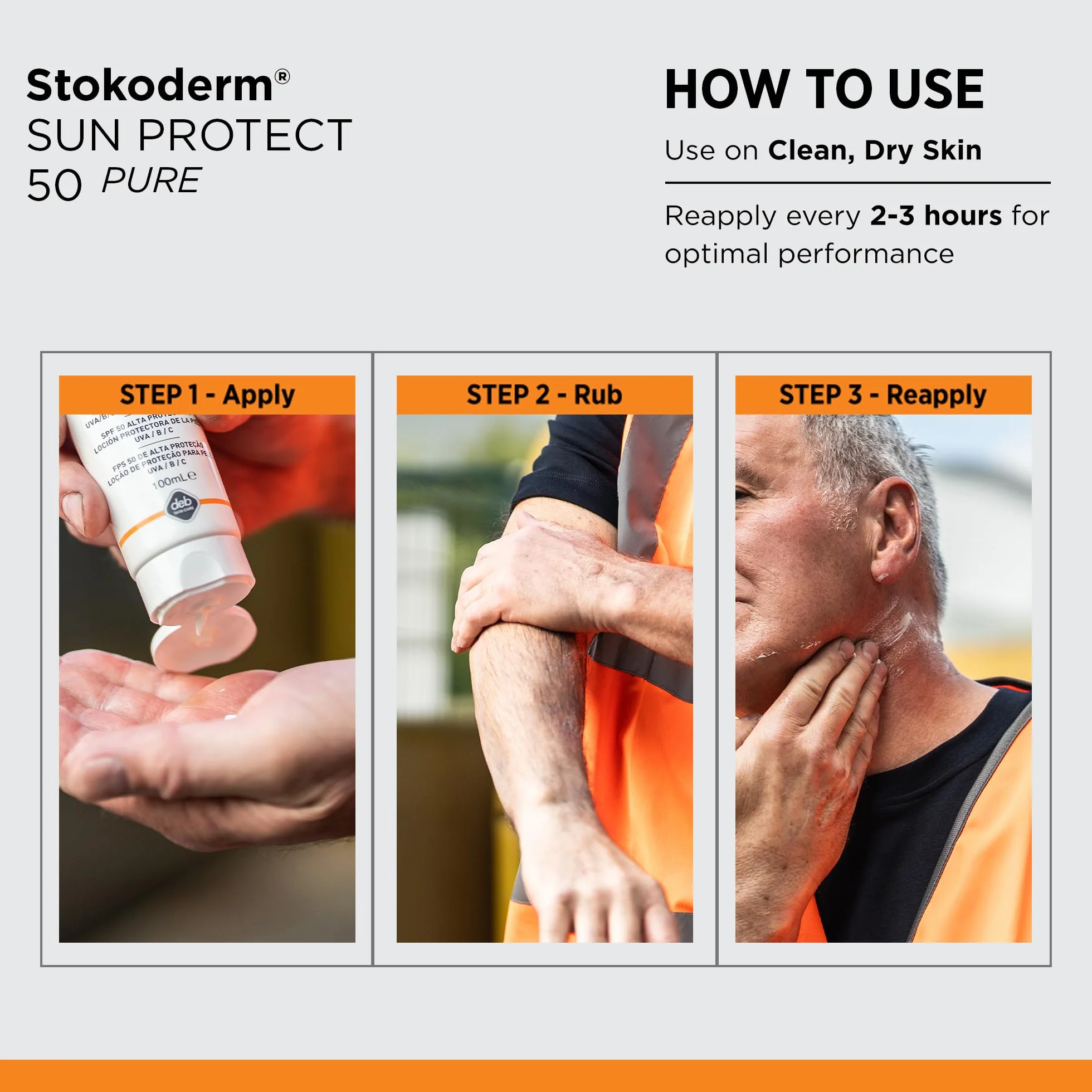 Stokoderm Sun Protect 50 Pure 100ml tube, 12 szt.
