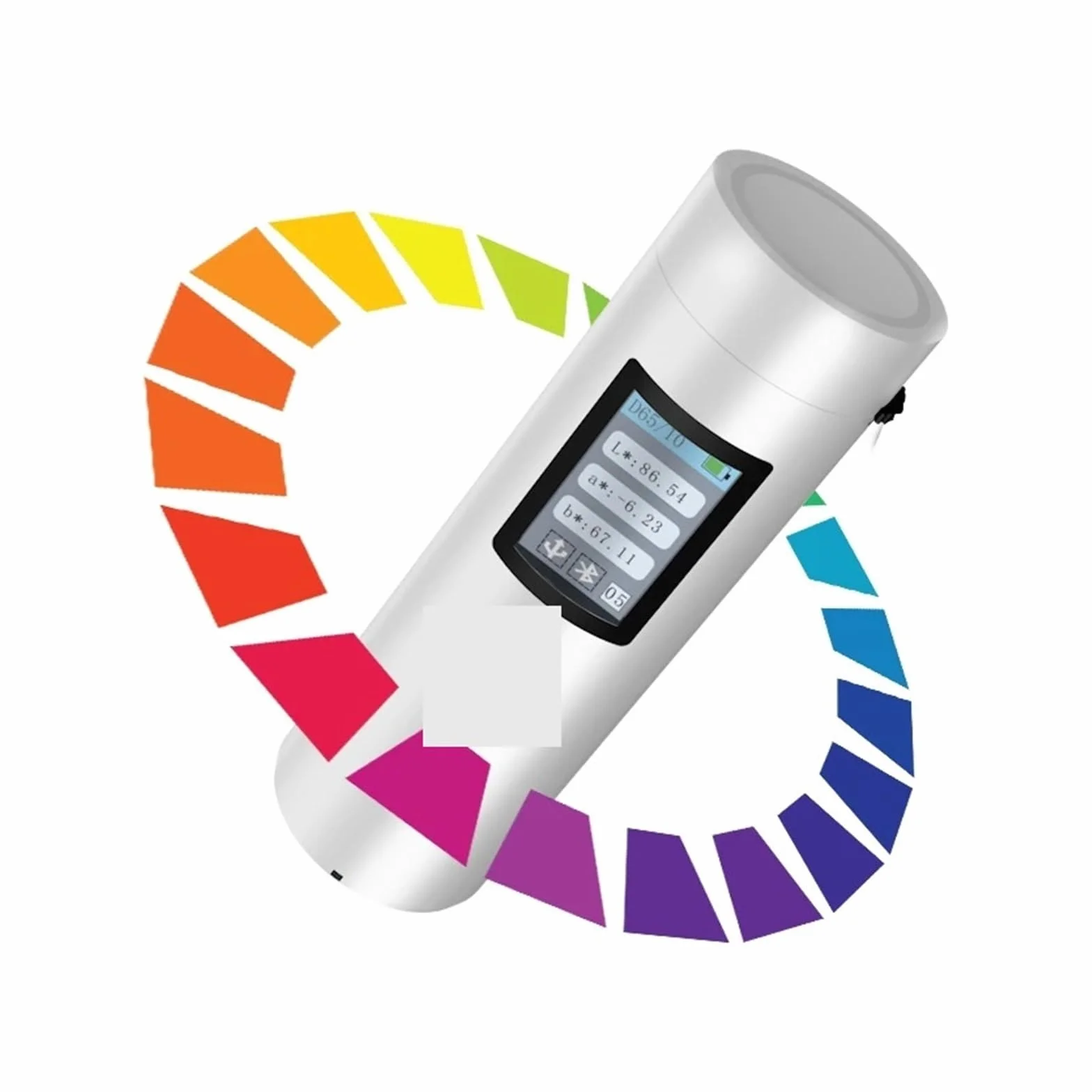 Mini spettrofotometro digitale portatile colorimetro, analizzatore di colore portatile per codici RGB e RAL, ideale per il controllo e l'analisi del colore nei laboratori