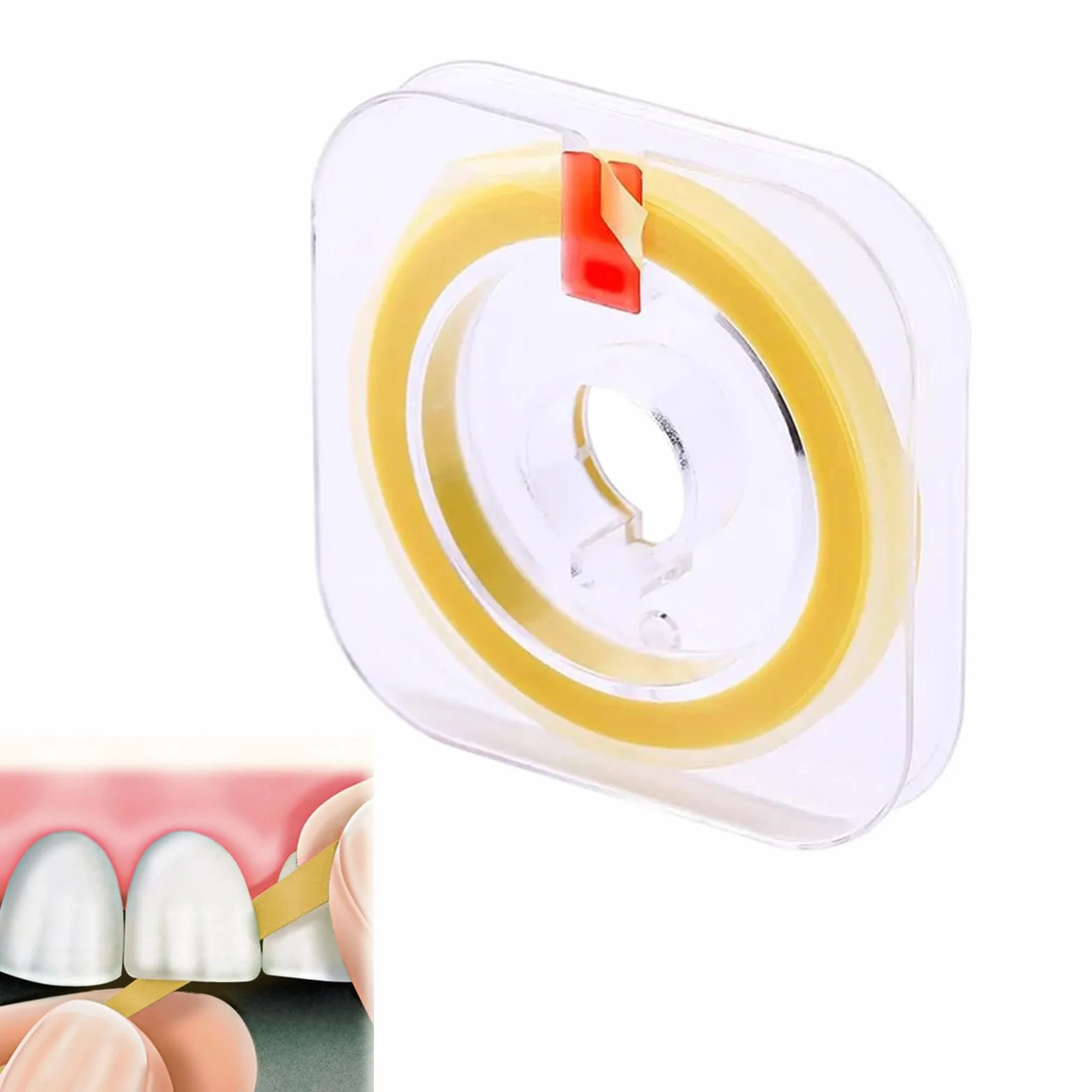 Strisce Abrasive Interdentali 20μm per Lucidatura Dentale, Pulizia e Sbiancamento