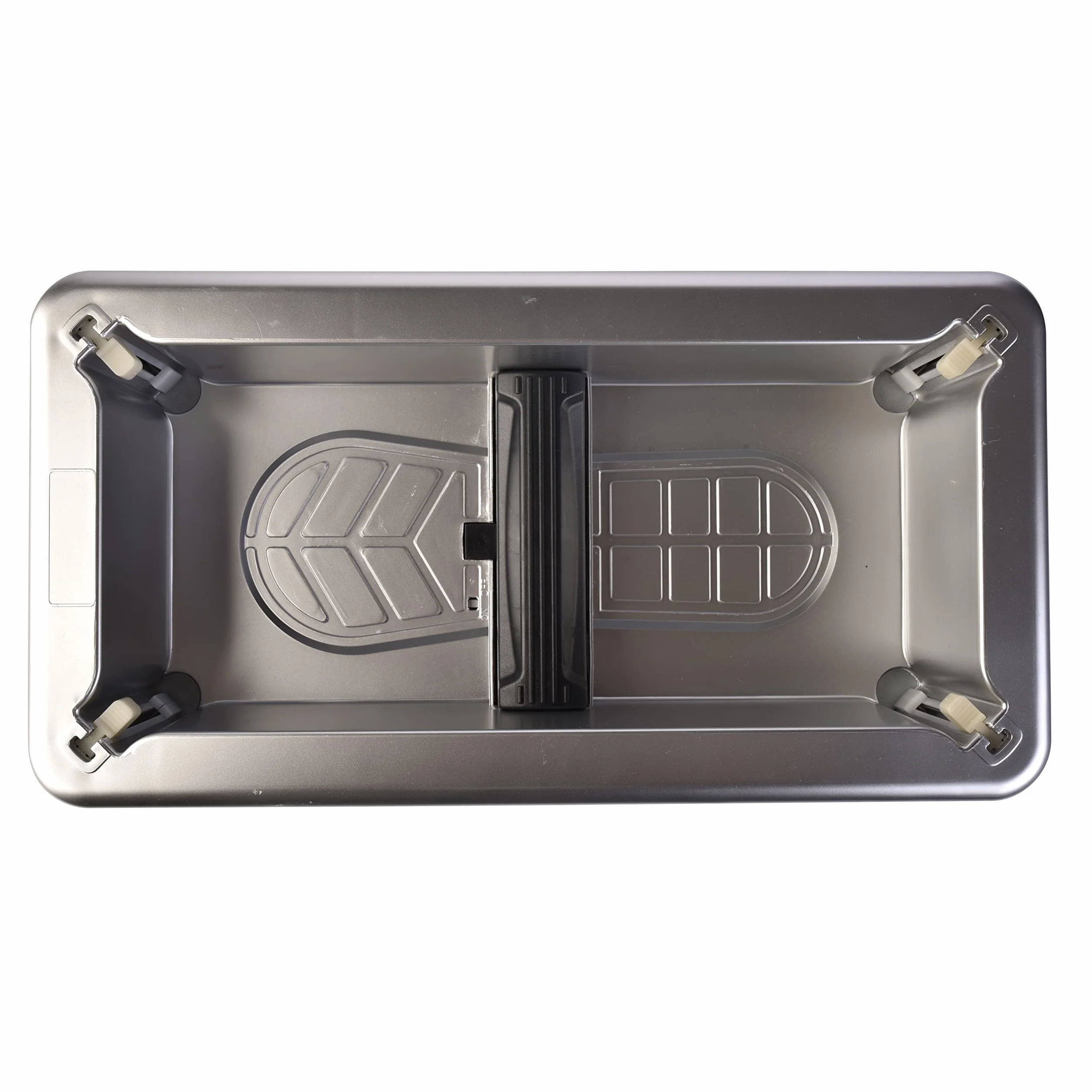 Amc Distributore automatico copriscarpe professionale ABS acciaio 100 pz Grigio
