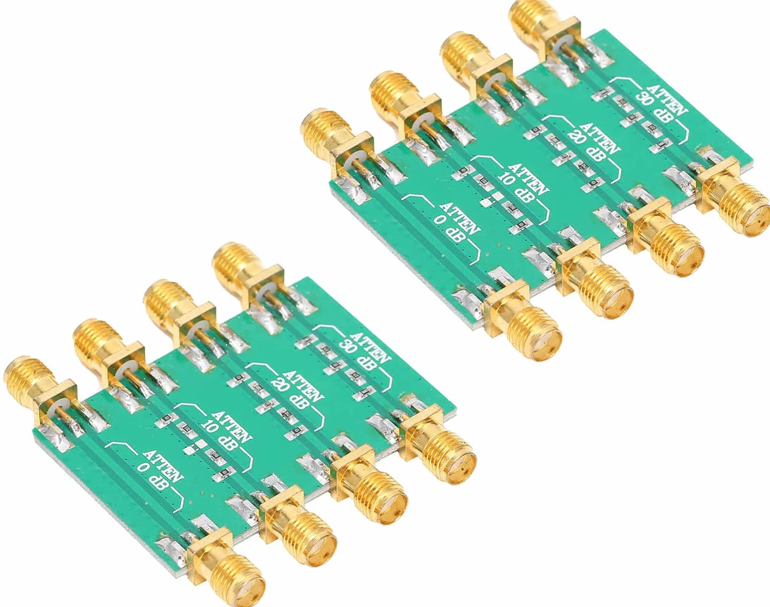 2 pz dc 4.0ghz 200mw 23dbm RF fisso attenuatore SMA femmina 0db 10db 20db 30db