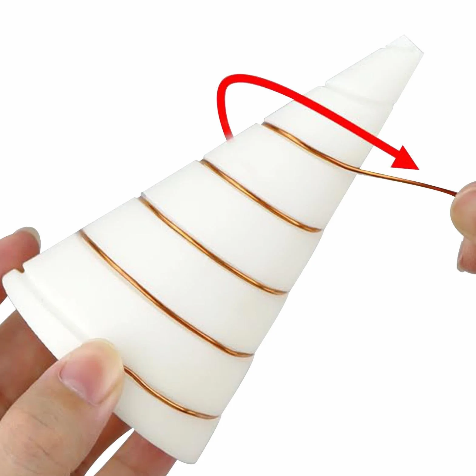 Attrezzo Per Avvolgimento Bobine Filo Rame - Stampo Per Filo Di Rame Da Elettrocoltura,Forma A Per Pali Piante Per Uso In Giardinaggio Interno, Giardino, Fiori, Vasi, Ed Esterno