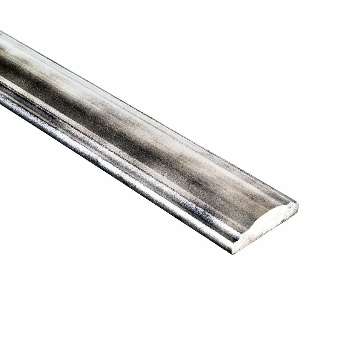 M.P. Metalli - Barra corrimano mancorrente sagomato in ferro pieno 40x12 mm | Misura: 1 mt / 1000 mm | Made in Italy