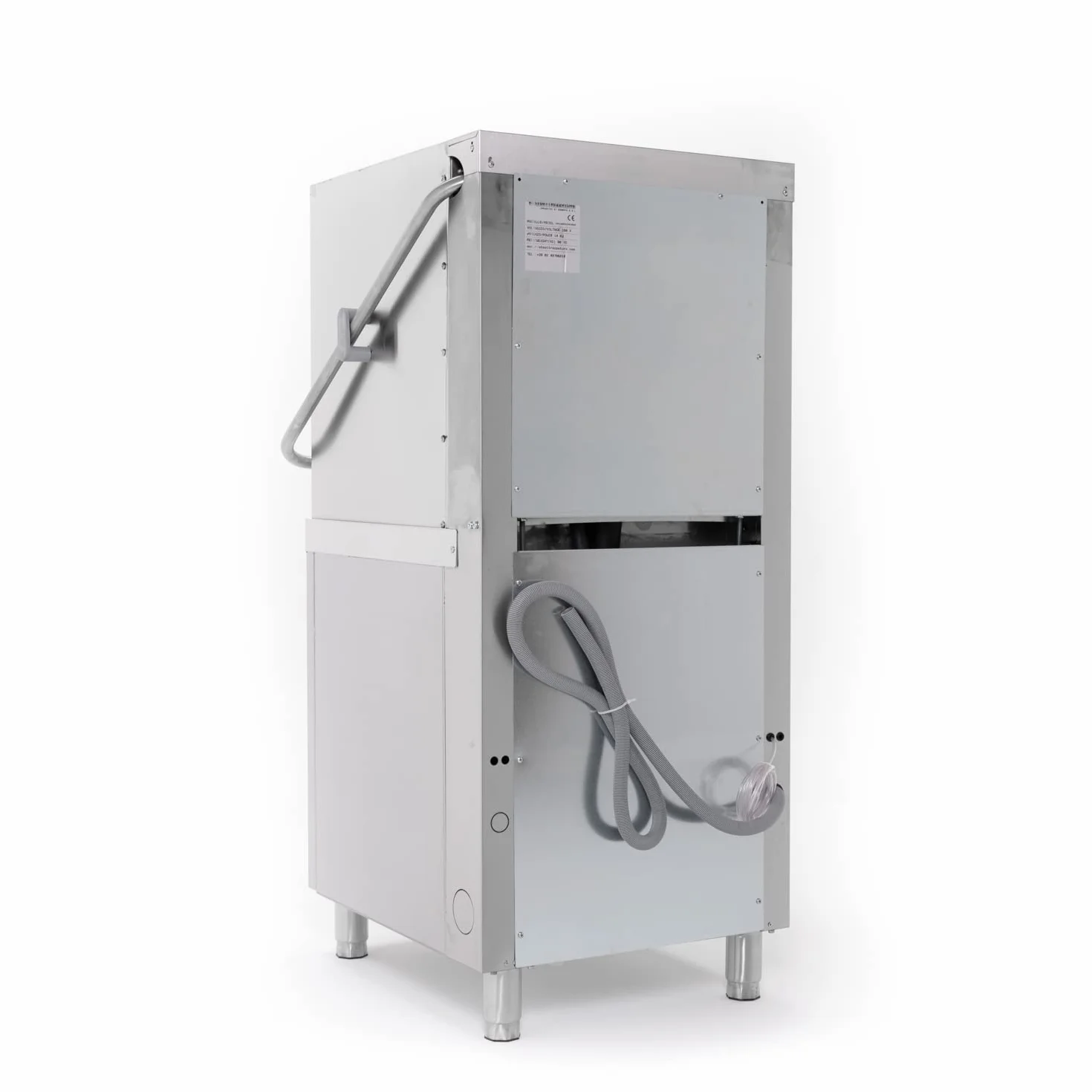 Ristoattrezzature Lavastoviglie a Cappotta Professionale - Trifase, con Cesto Quadrato 50x50 cm - in Acciaio Inox