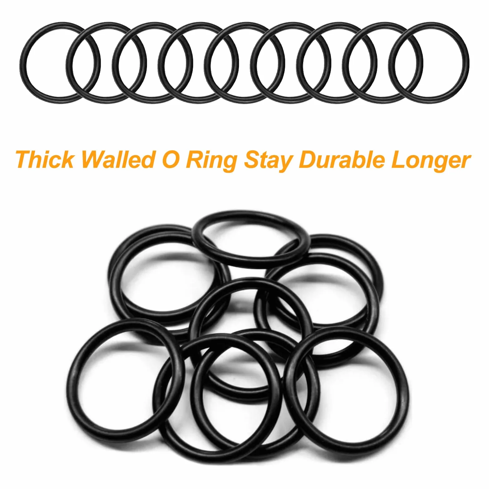 Avesteir 419 Pezzi 32 Misure Assortite O-Ring in Gomma, O Ring Guarnizioni, Guarnizioni Kit O Anello Nero, Set di Anelli per Idrauliche, Motore, Condizionata, Automobile