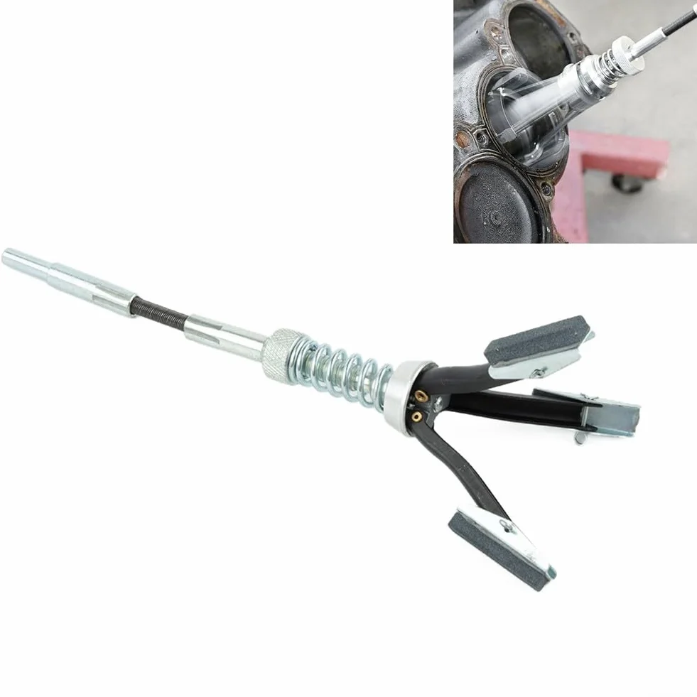 Cilindro motore Hone, 18-63 mm Cilindro del freno del motore dell'automobile Hone Flex Hole Levigatura Strumento di levigatura regolabile per trapano elettrico o pneumatico