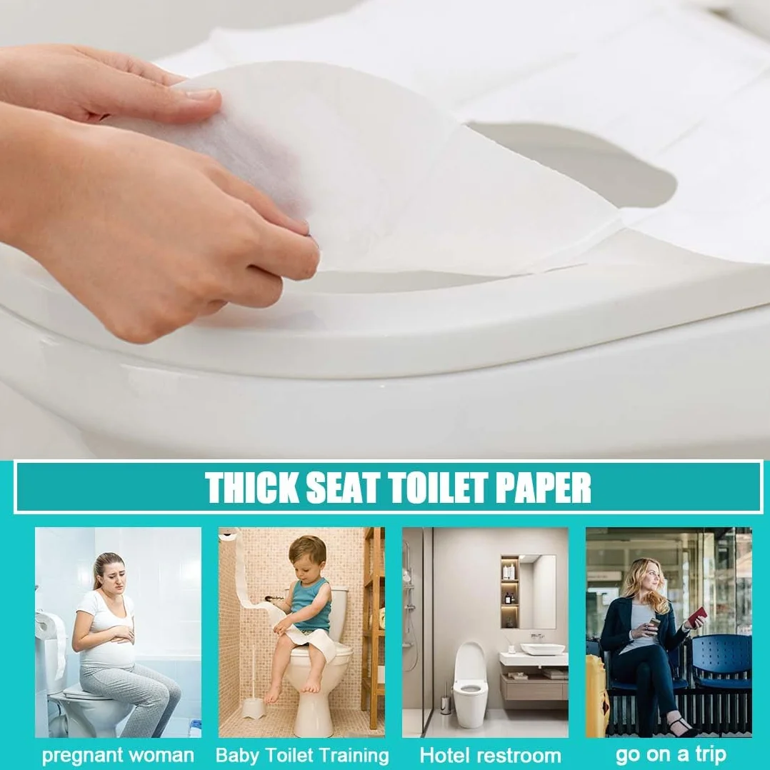 Copriwater Usa E Getta 60 Pezzi Coprisedili Wc Bianchi Biodegradabili Protezione Igienica