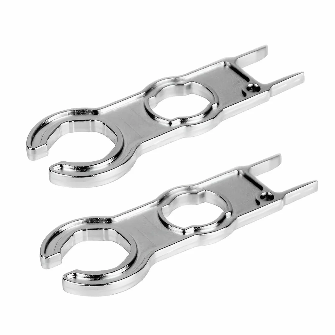 SGERUFZ Set di 2 chiavi in alluminio, strumento di montaggio a spina, chiave per connettori PV, per cavo pannello solare, cavo di sistema PV e connettori