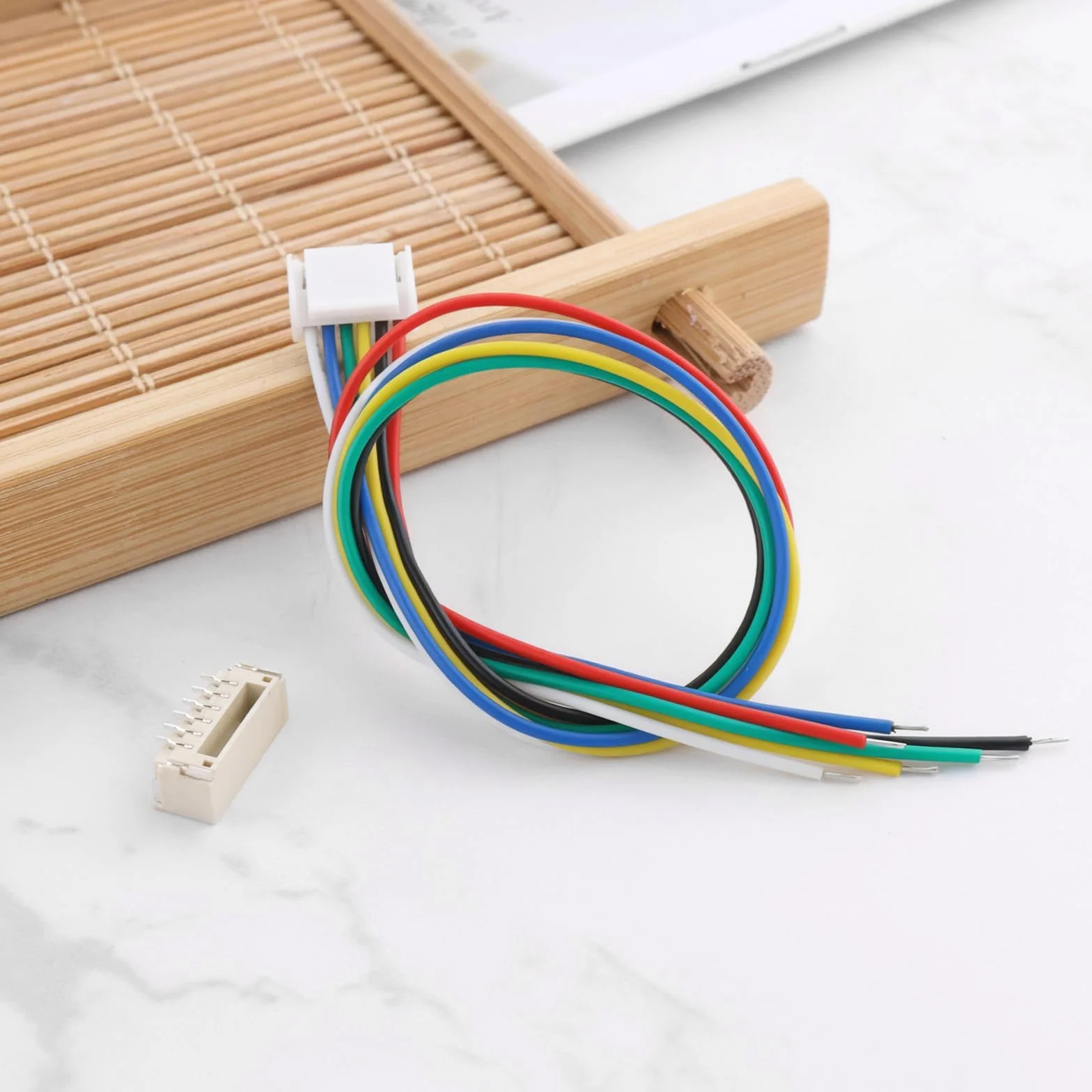10 Paia JST GH 1,25mm 6 Pin Presa Con Cavi Da 150mm 28 AWG Maschio E Femmina Adattatore Connettore Per Robot Illuminazione Strisce LED