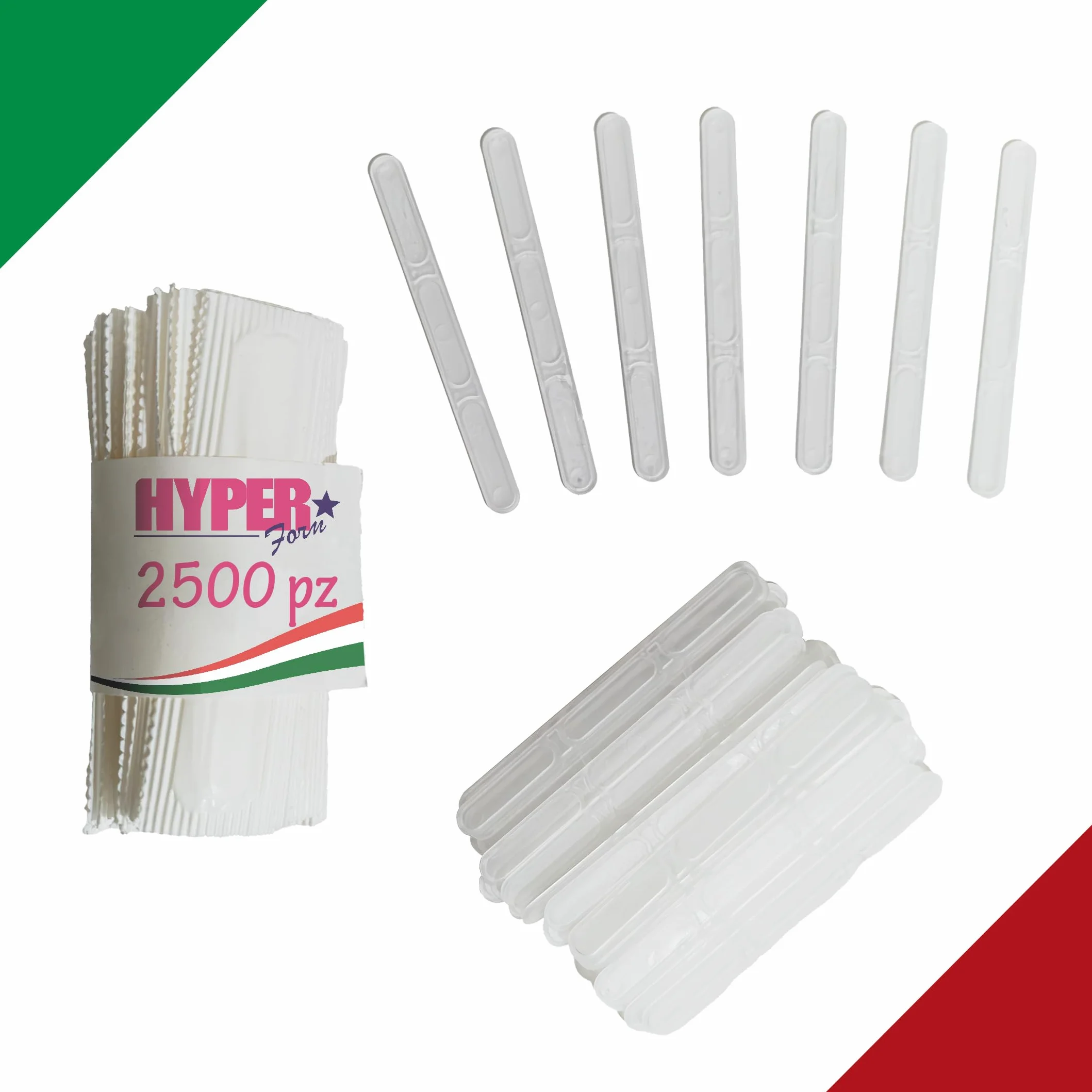 HYPER form - 2500 Palette Caffe' da 90mm incartate singolarmente in plastica riciclabile e Riutilizzabile