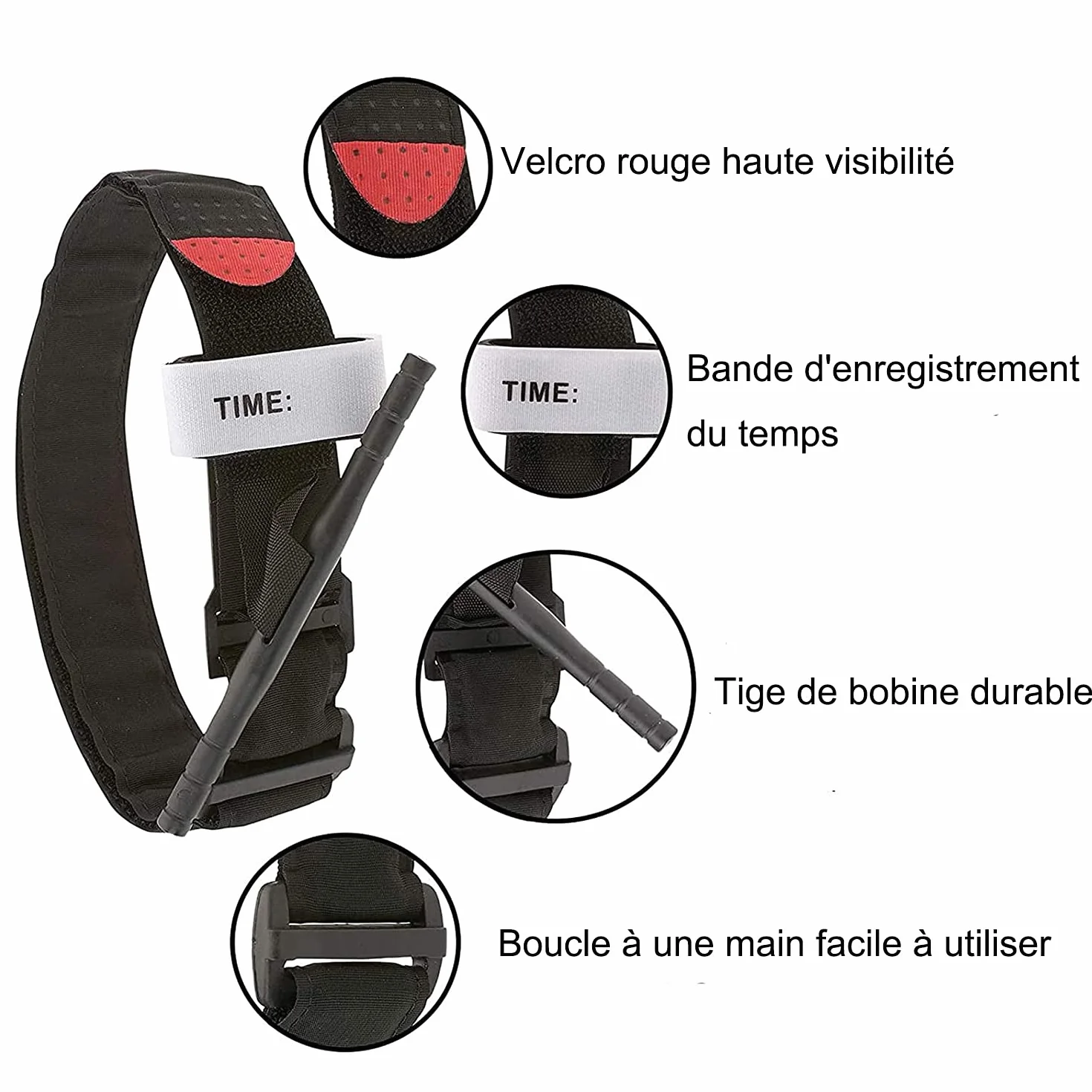 Garrese Tornello Accessori Per Garrese Tattico Kit di Emergenza per Caccia e Escursionismo, per Emergenze Gravi All'aperto ed Escursionismo Controllo Perdita di Sangue