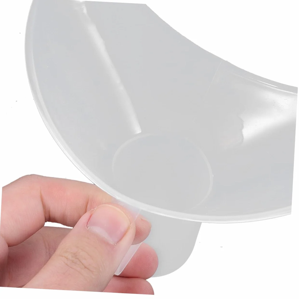 Set 4 Pezzi Bicchieri per Lavaggio degli Occhi in Plastica Bianca per Pulizia Oculare in Laboratorio
