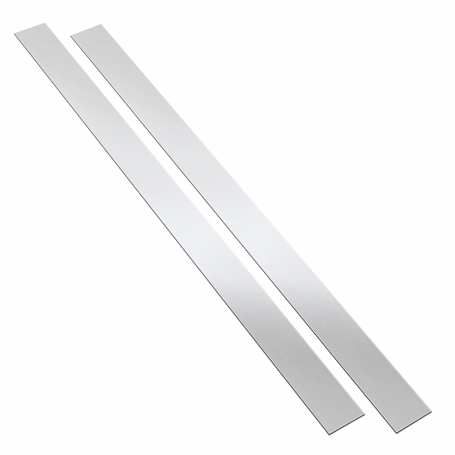 Phasz Barra Piatta in Acciaio Inossidabile 304 da 2 Pezzi, Lunghezza 1500mm, Spessore 3mm, Larghezza 3-10mm, Solida per Produzione Artigianale Fai Da Te