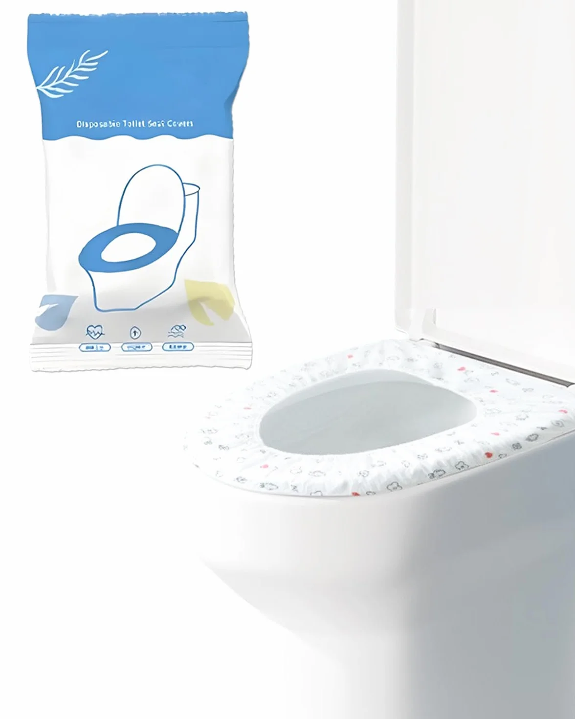 Copriwater USA Copri Tavoletta Wc Getta Biodegradabili per Viaggio Adulti Bambini Hotel