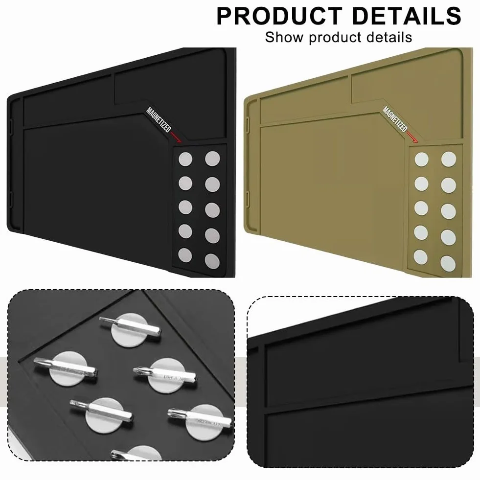 Tappetino di Pulizia Antiscivolo con Punti Magnetici 900 x 300 x 4,50 cm Marrone