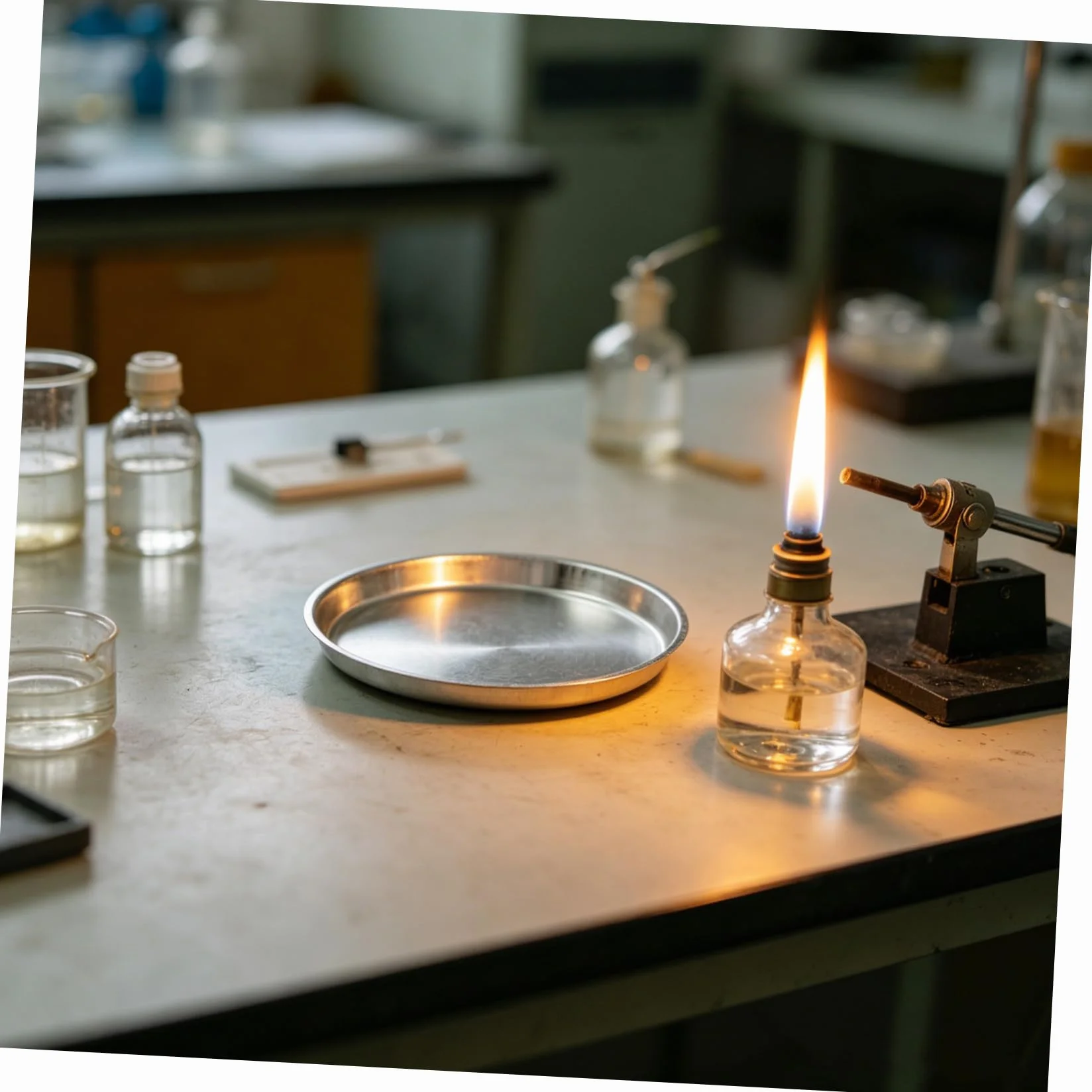 SHINEOFI 10 Pezzi Piatto con Precisione per Laboratorio di Pesata in Alluminio Resistente e Leggero per Pesare Polveri in Scientifico