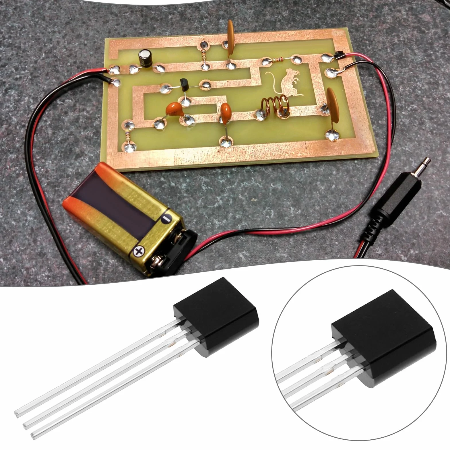 Create idea 20 Pezzi N-Channel Field Defect Transistor 3Pin High Efficiency Junction Field-Effect Transistor Per Amplificatori Audio Processori Di Segnale BF245A