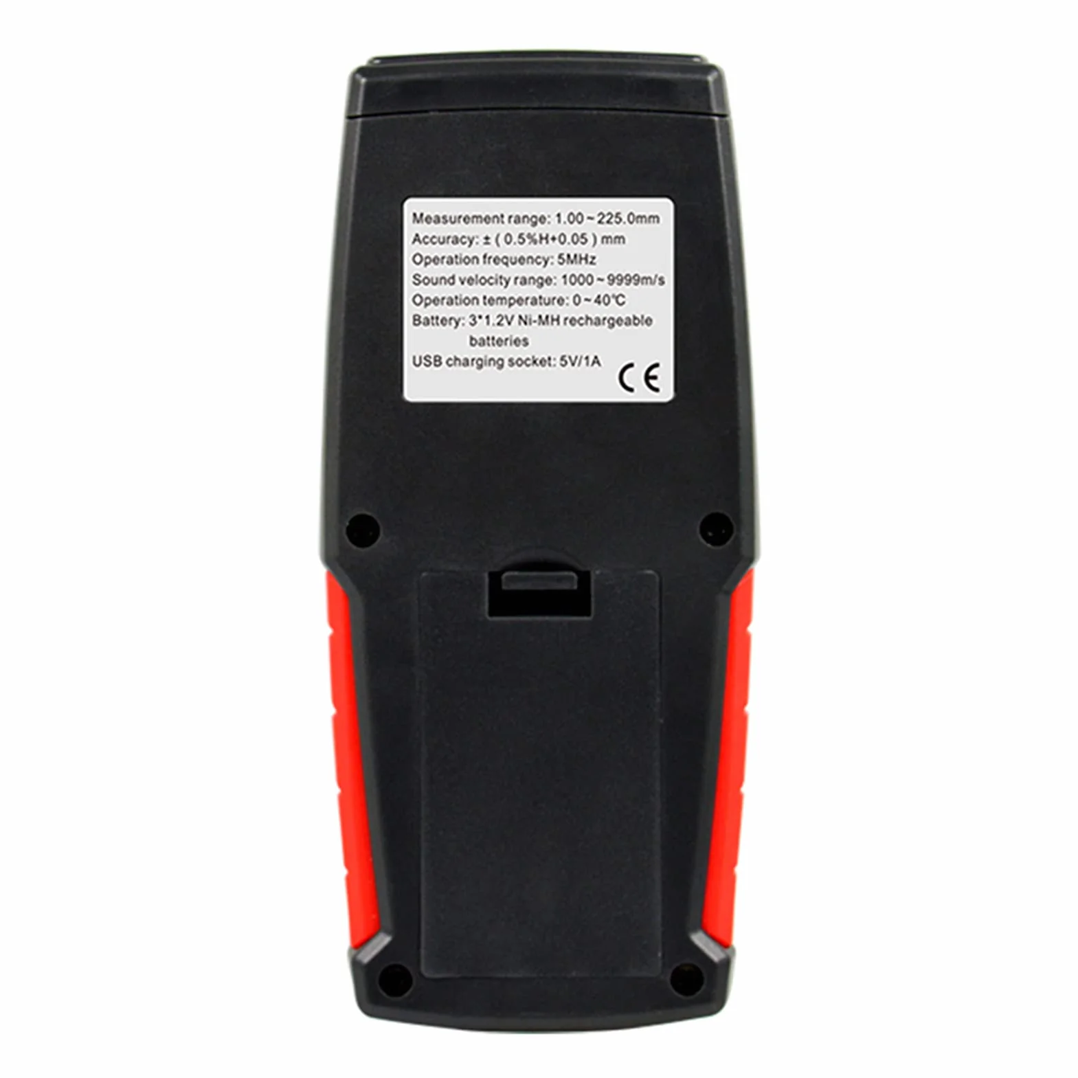 WT100A Spessimetro ad Ultrasuoni Digitale 1-225 mm 1000-9999 m/s Tester