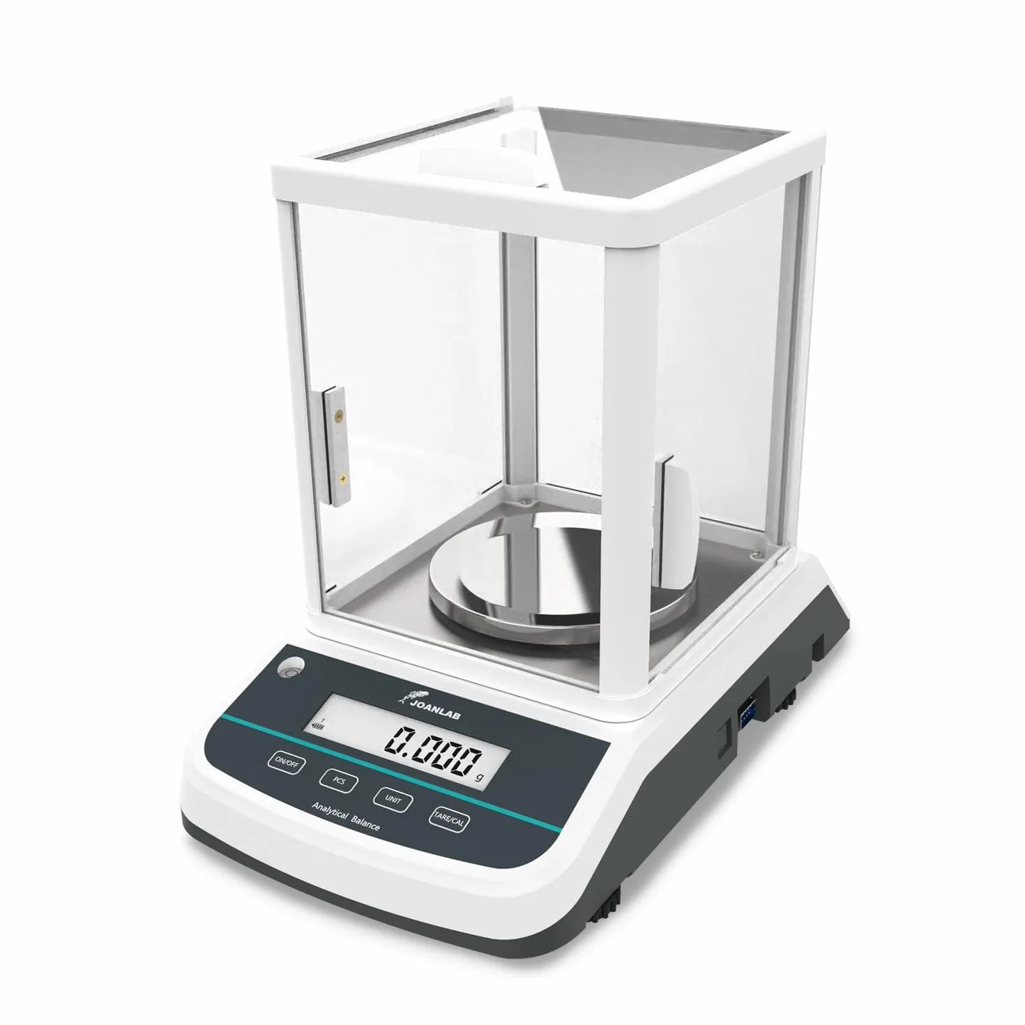 JOANLAB Bilancia Analitica a Doppio Display 200g x 0,001g, Bilancia di Laboratorio Alta Precisione con Calibrazione Esterna, LCD Retroilluminato per Laboratorio, Gioielleria & Farmacia(200g x 0,001g)