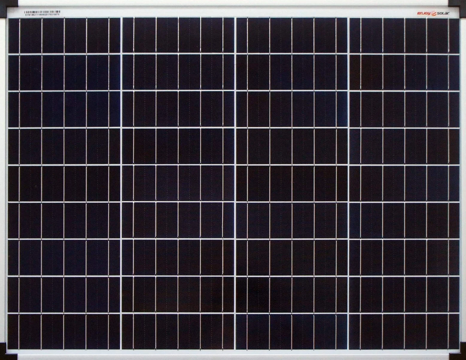 Enjoy solar Poly 50 W 12V Pannello solare policristallino Modulo fotovoltaico Ideale per camper, case da giardino, barca