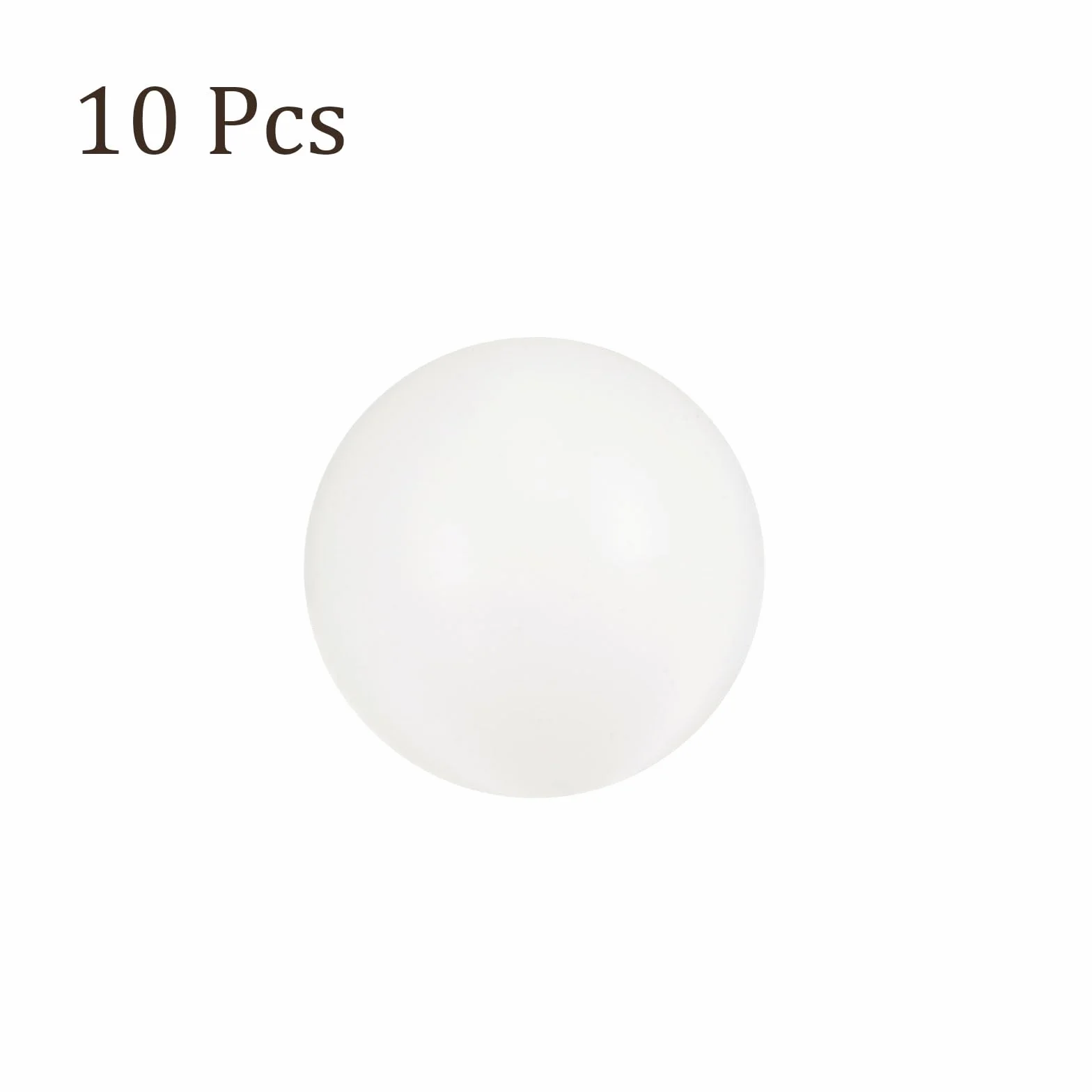 Sfere di Precisione 11mm PA Nylon per Cuscinetti e Valvole - 10 Pezzi