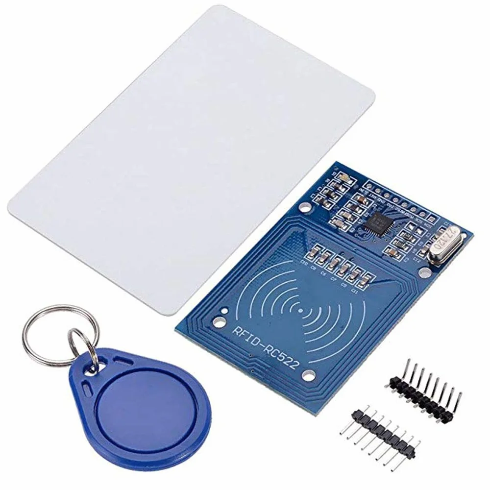 MFRC-522 RFID Kit RF IC Card Sensor Module S50 scheda in bianco Portachiavi compatibile per Arduino Raspberry Pi