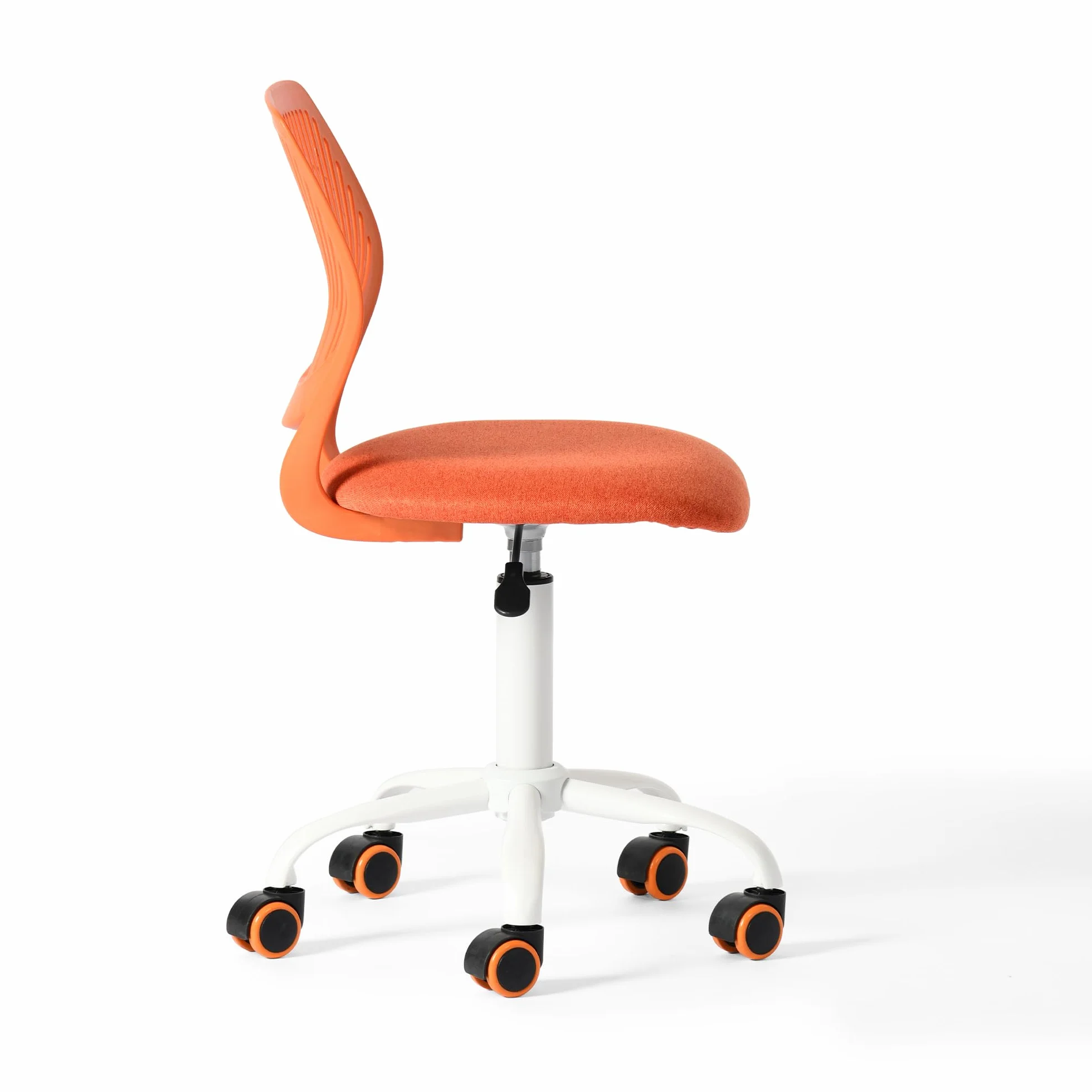 FurnitureR Sedia ergonomica scolastica con schienale in rete traspirante, altezza regolabile, 360° girevole