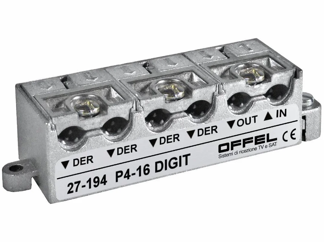 Derivatore pressofuso 4 derivazioni P4-16