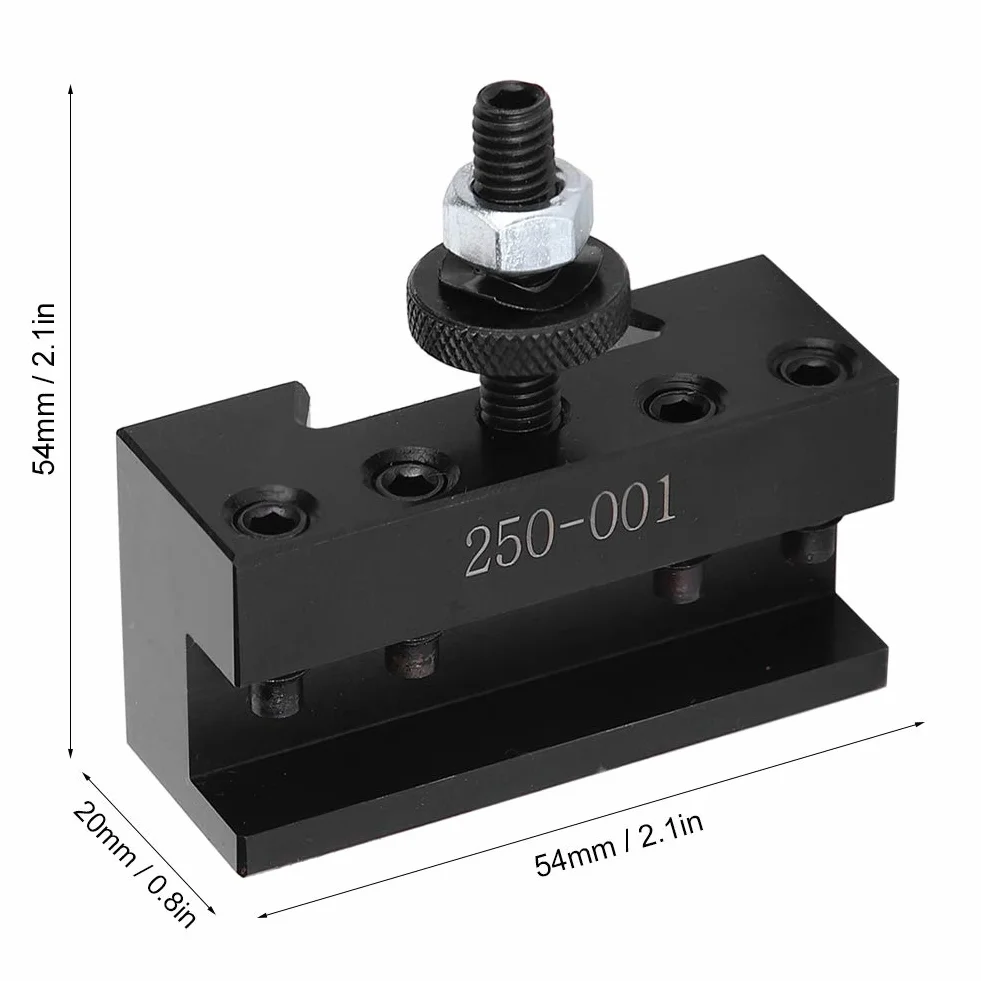 Portautensili a Cambio Rapido, Portautensili Tornio CNC per Lavorazioni Meccaniche Produzione (250‑001)