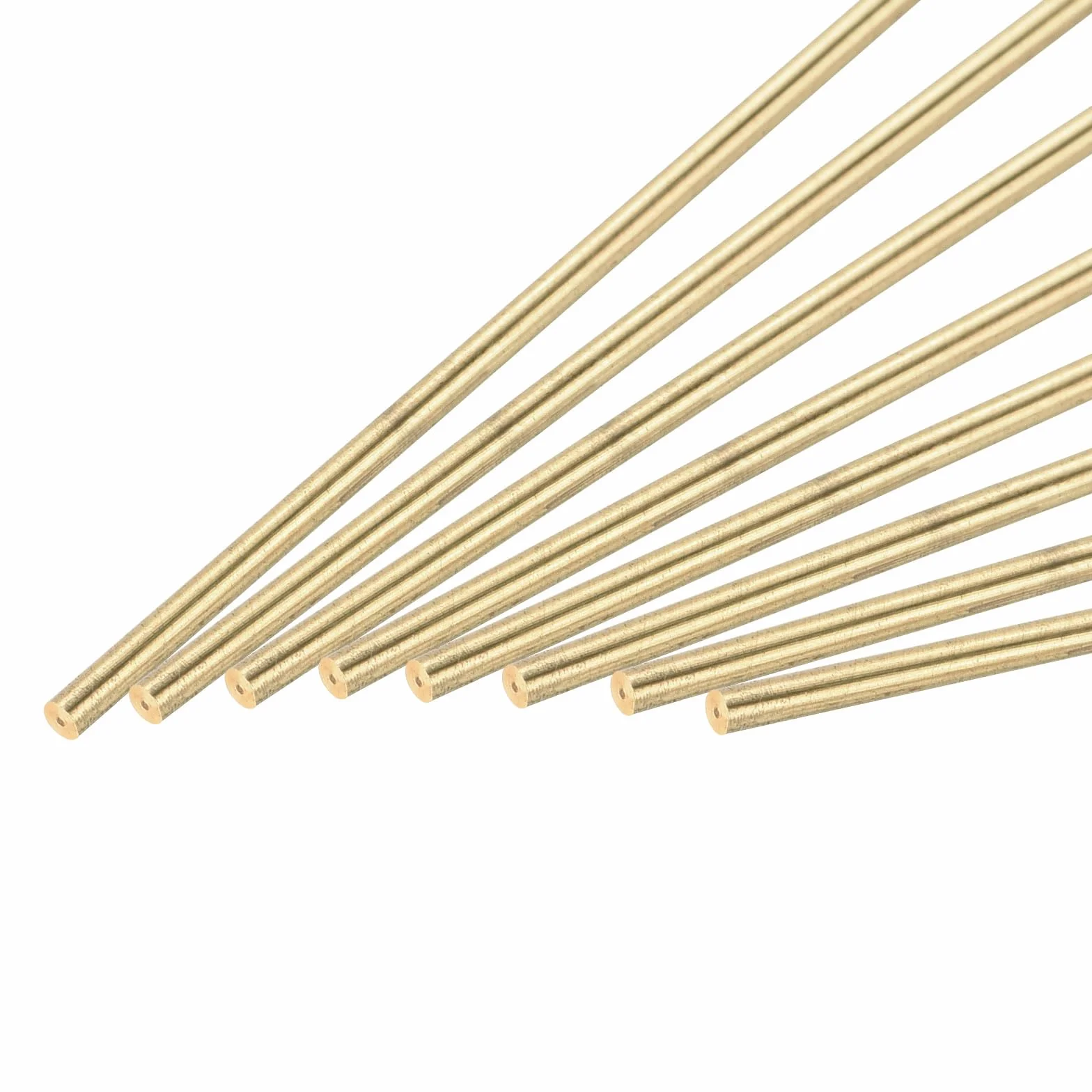QUARKZMAN Asta Tonda in Ottone Massiccio 1,5mm x 100mm Barra Tornio per Modelli RC Fai da Te Confezione da 21