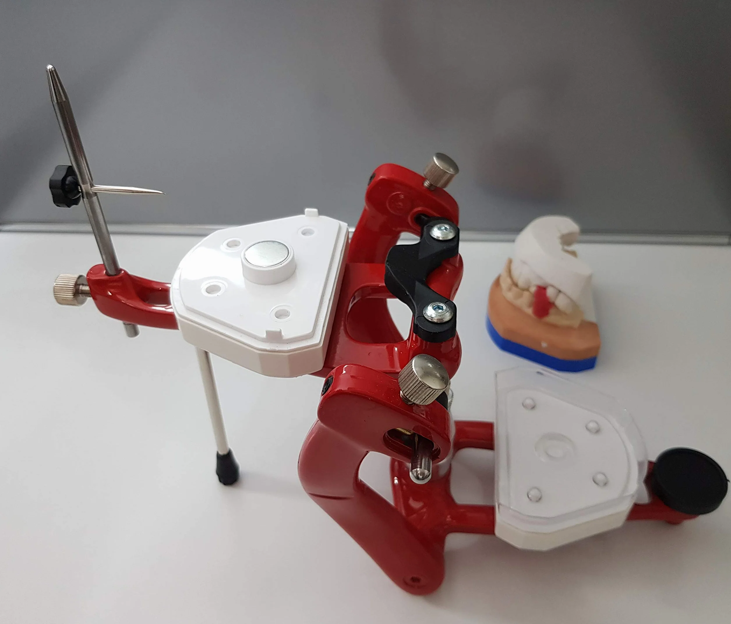 KIT porta placchette dentali per articolatore dentale (NON INCLUSO) per laboratorio odontotecnico SENZA ARTICOLATORE