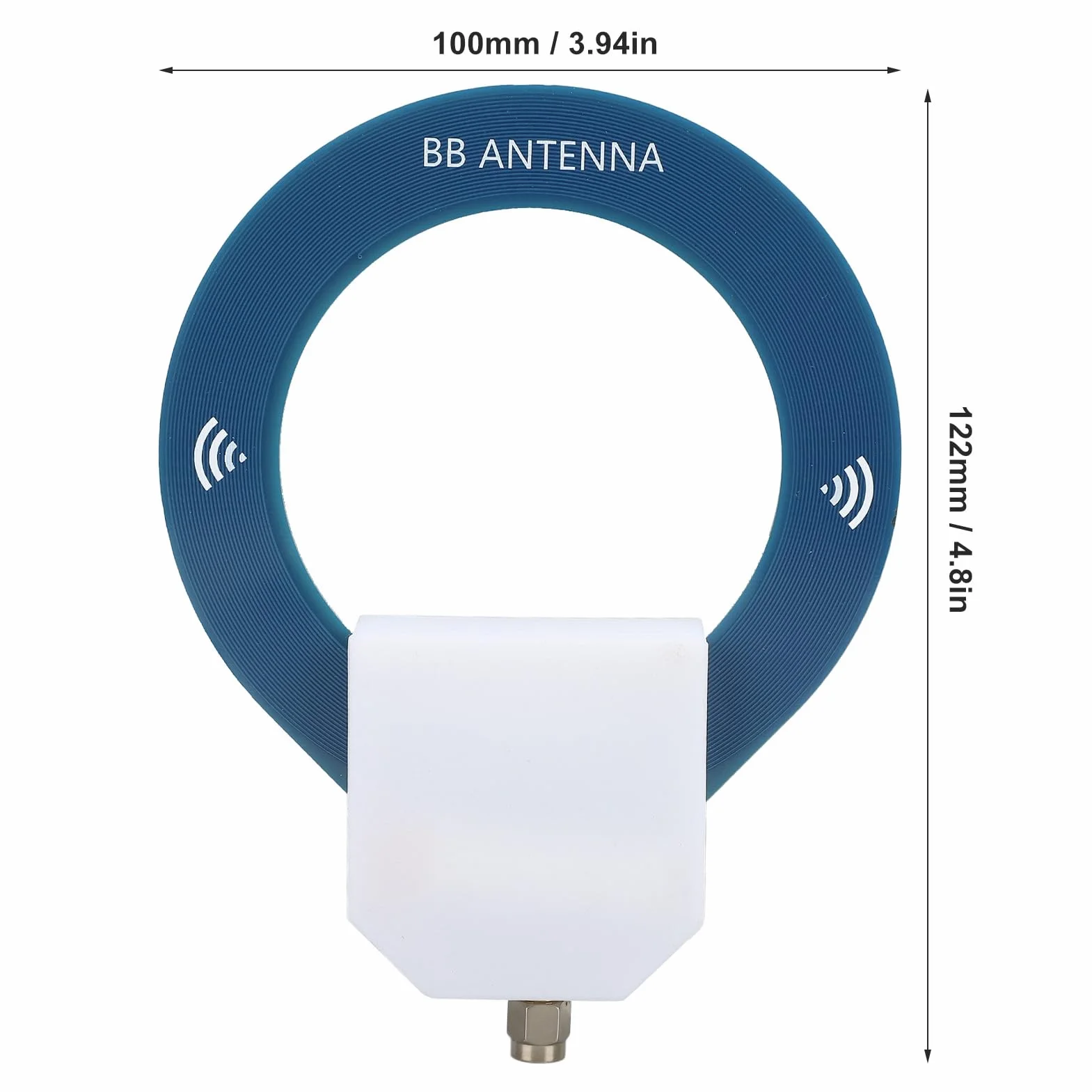 SW Donut Antenna Loop 9,9 KHz a 181 MHz a Onde Corte, Mini Portatile 10-30 DBuV con Connettore Maschio SMA, per Ricevitori Malachite e TEF6686
