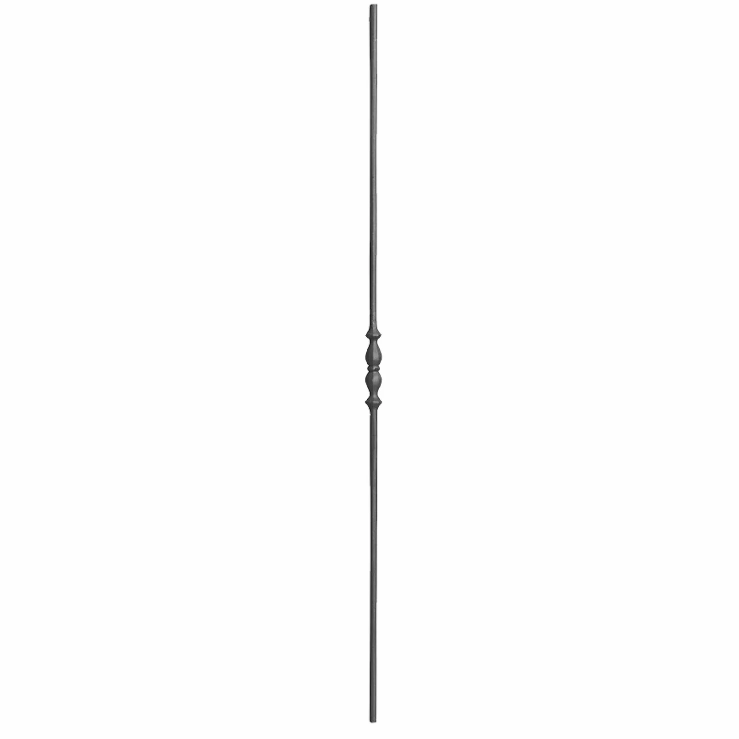 Palo paletto per recinzioni esterne h. 1000 mm Ø 14 mm sezione tonda liscio Set da 10 pezzi Made in Italy