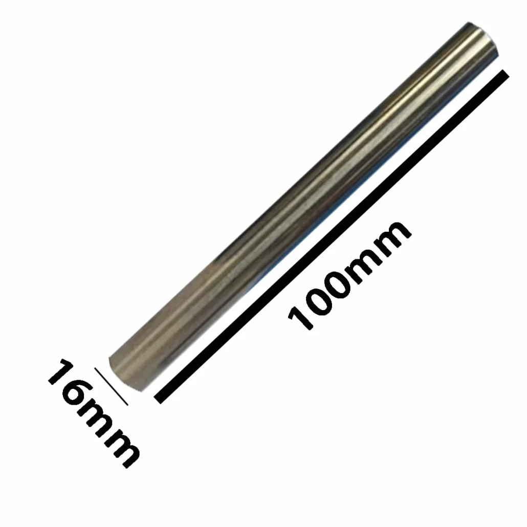 Tondino solido tungsteno 16mm 100mm per applicazioni elettriche