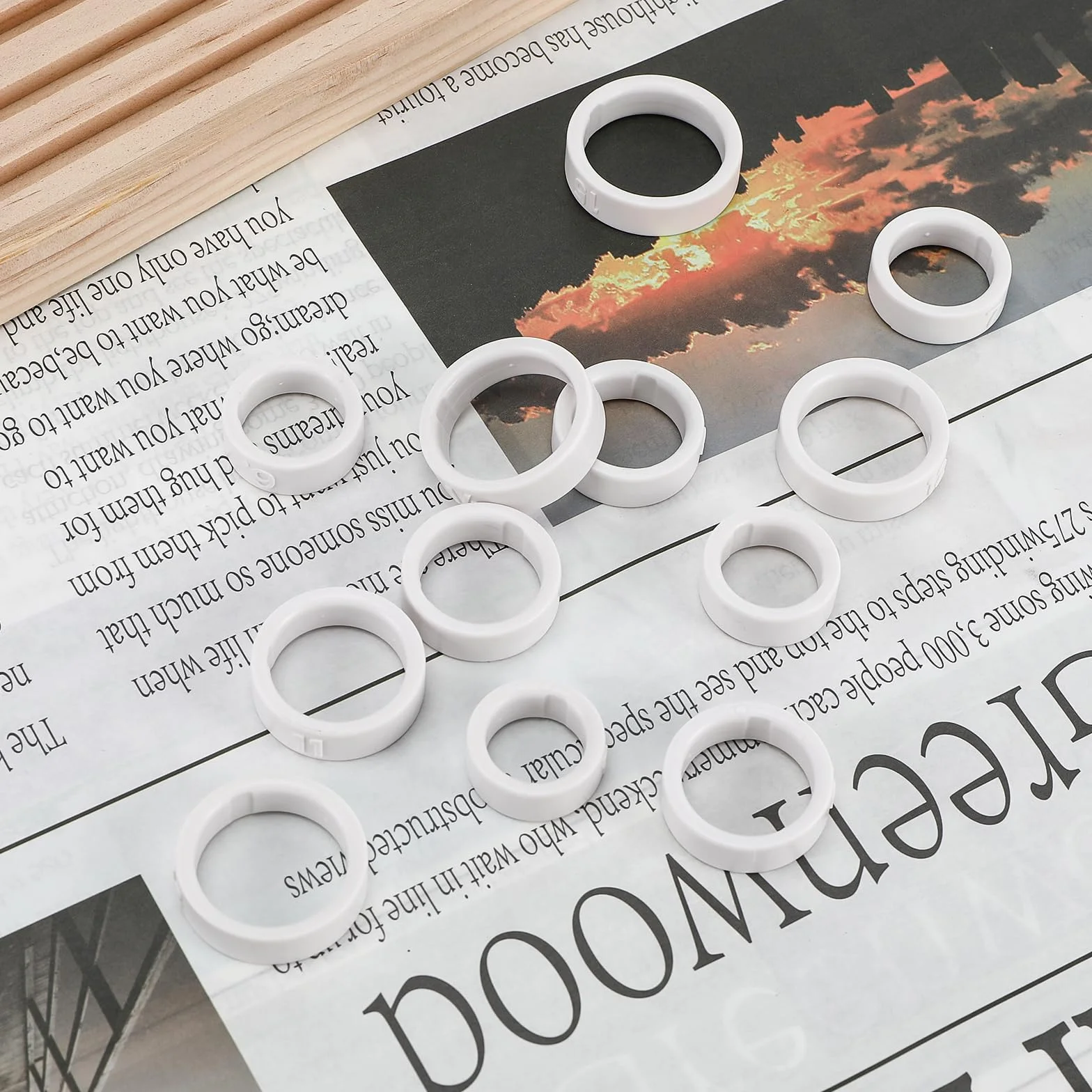 Zikenis Ring 4 Kit di misurazione anelli 12 misure