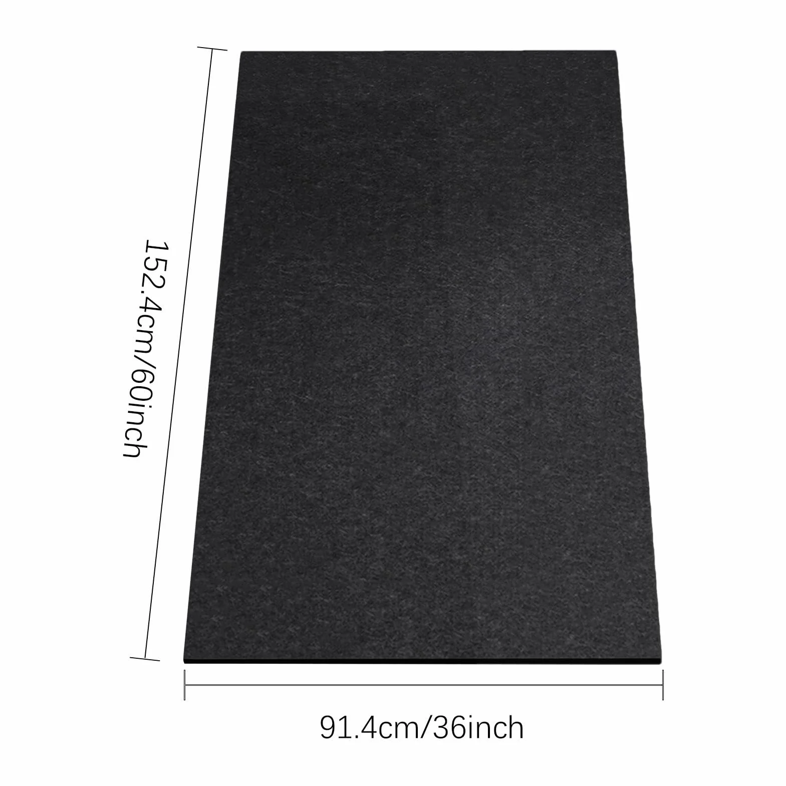 Tappetino anti-fuoriuscite di olio, 152 x 91 cm, per interni ed esterni, impermeabile, assorbente, per garage, protegge il pavimento da fuoriuscite, gocciolamenti, schizzi e macchie,