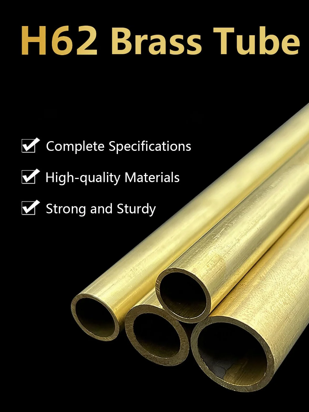Tubo tondo in ottone 30 mm diametro esterno 2 mm spessore 500 mm lunghezza