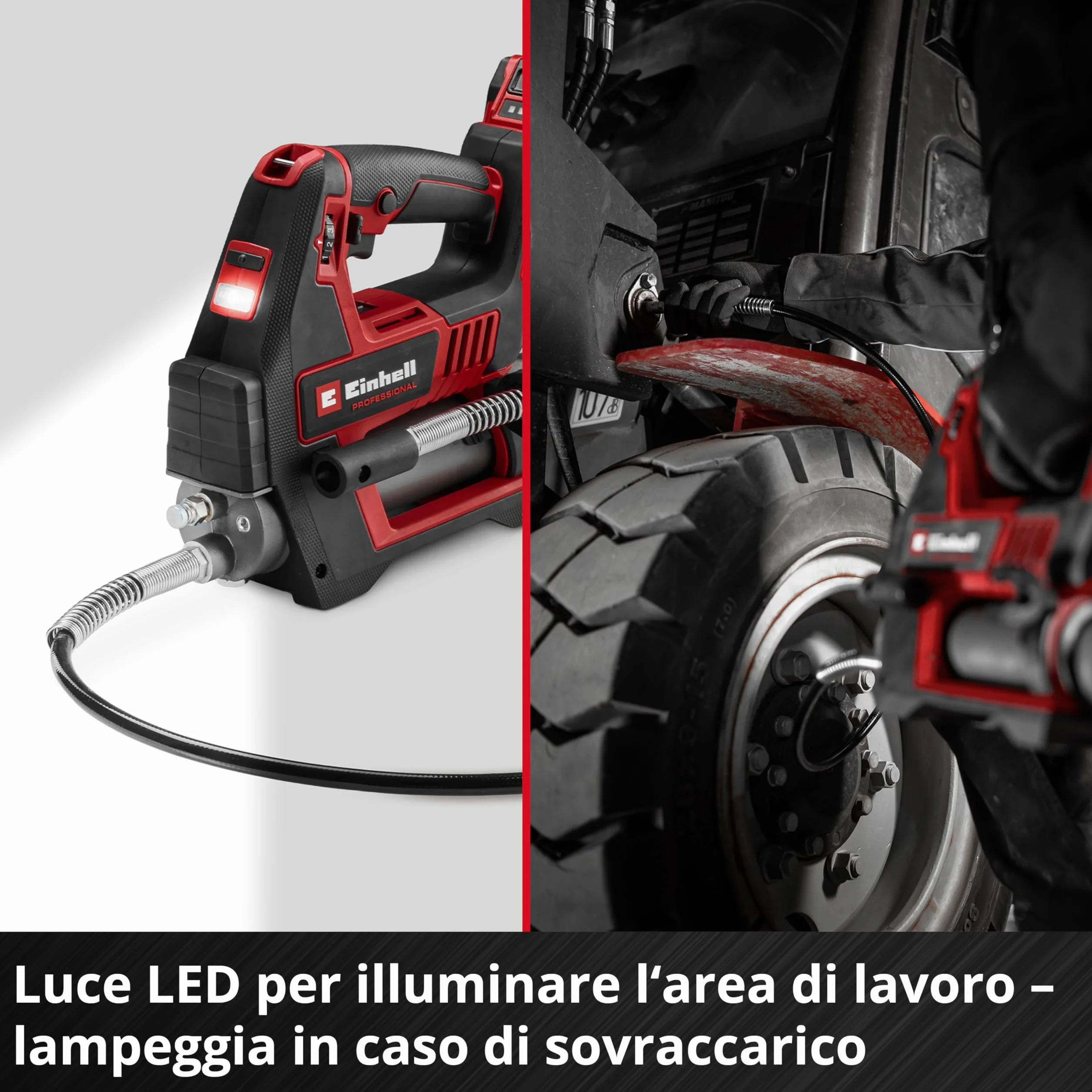 Einhell Professional TP-GR 18/690 Li Ingrassatore a batteria 18 V 690 bar